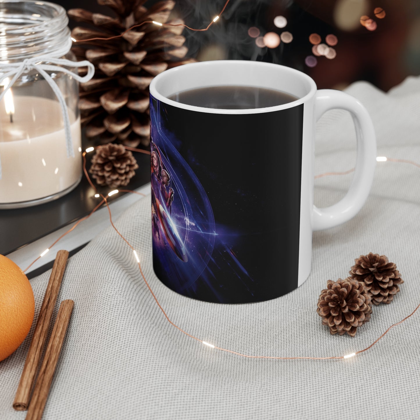 Avengers Hero Ceramic Coffee Cups - 11oz & 15oz - Perfect for Superhero Fans