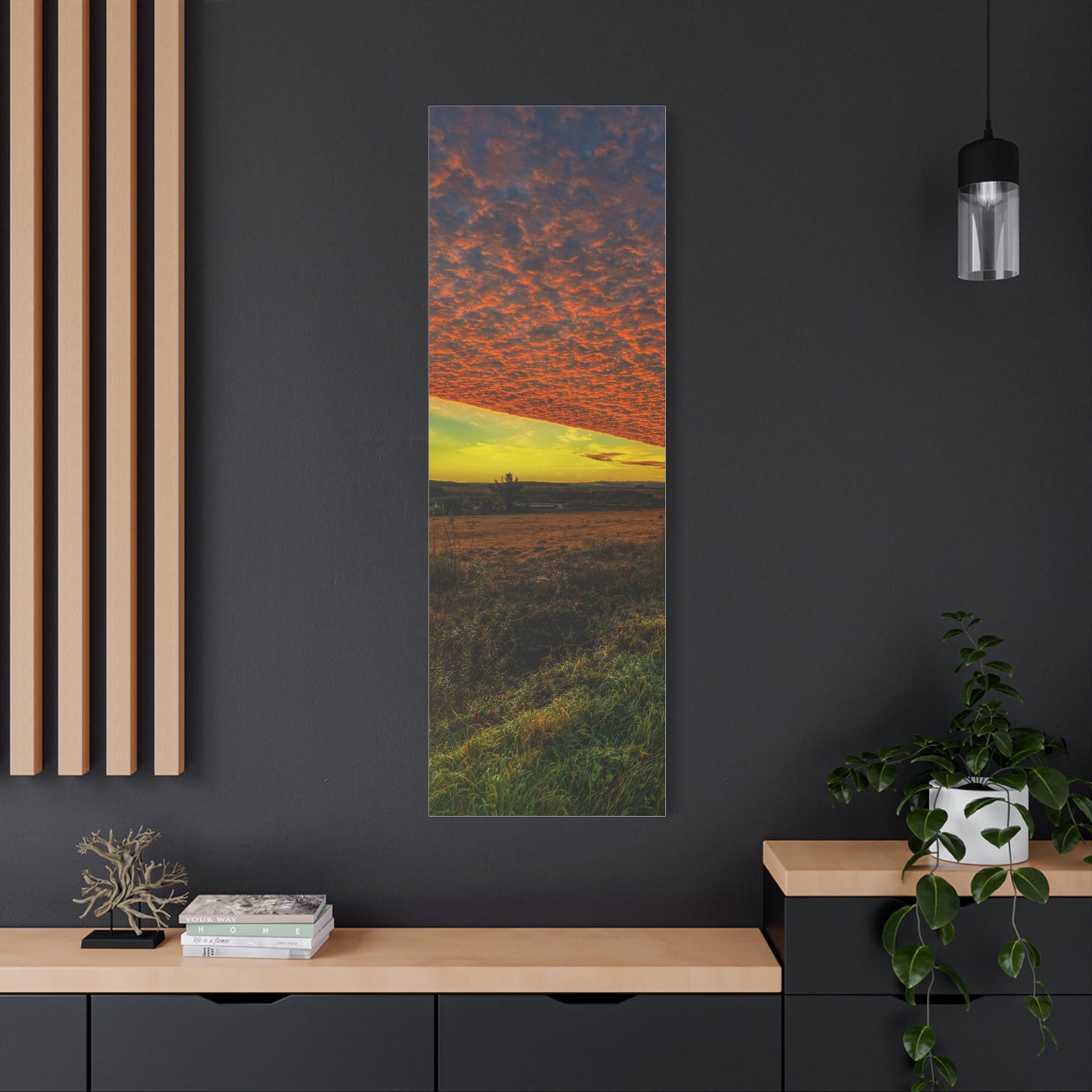 Cloudy Sunset Matte Canvas, Stretched, 1.25"