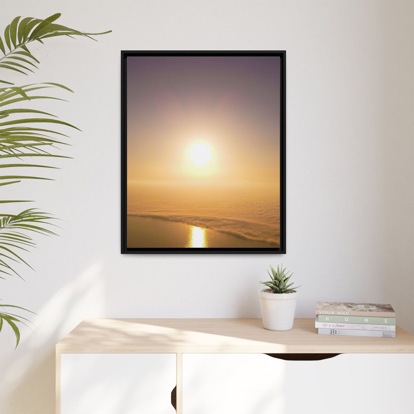 Sunset on Mount Brandon Matte Canvas, Framed (Multi-color)