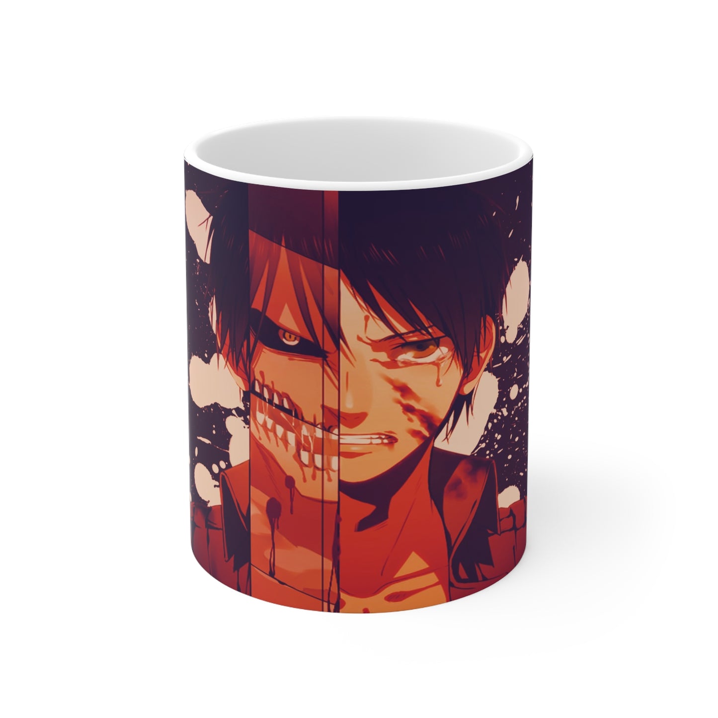 Anime-Inspired Ceramic Coffee Cup – 11oz & 15oz with Unique Character Design