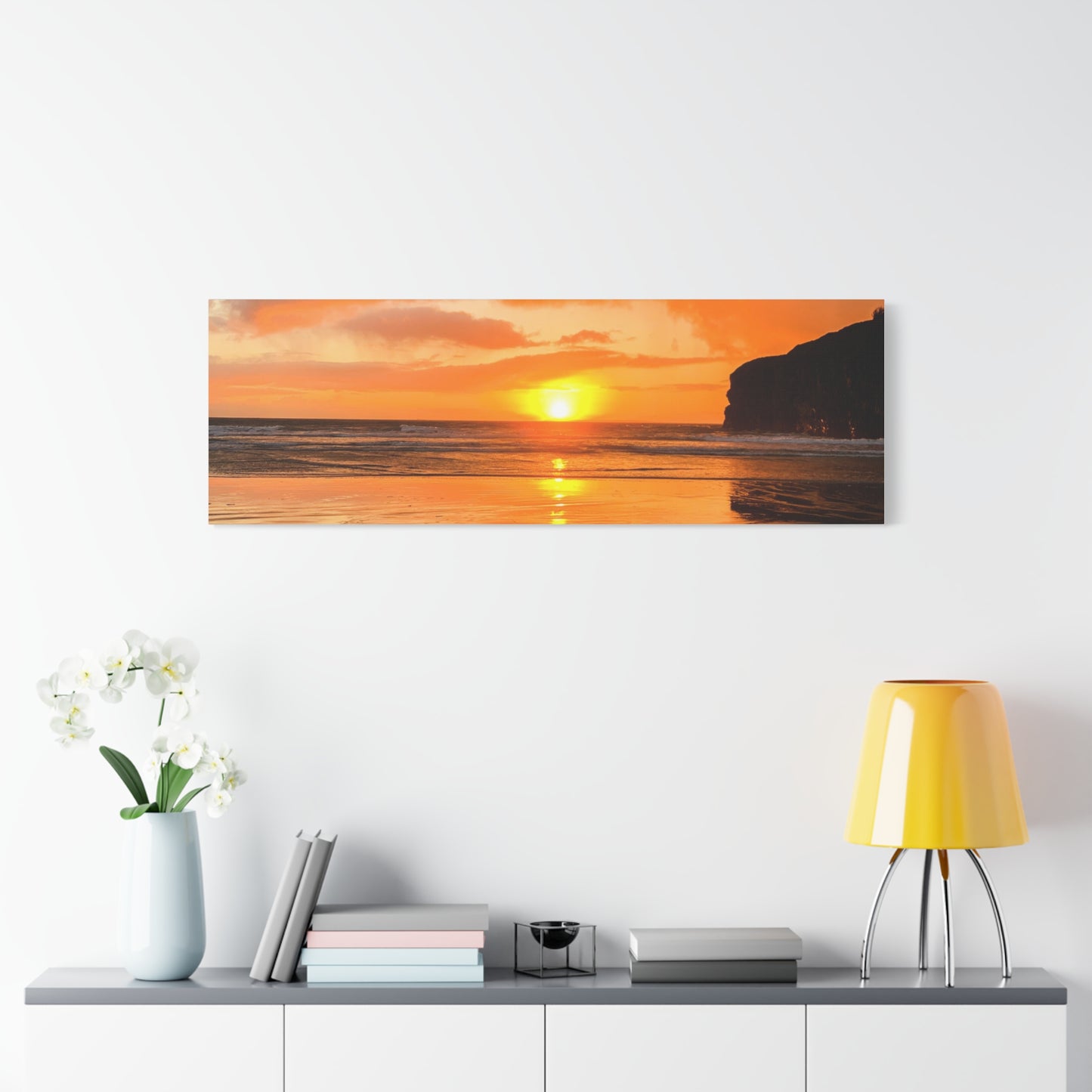 Sunset in Ballybunion Matte Canvas, Stretched, 1.25"