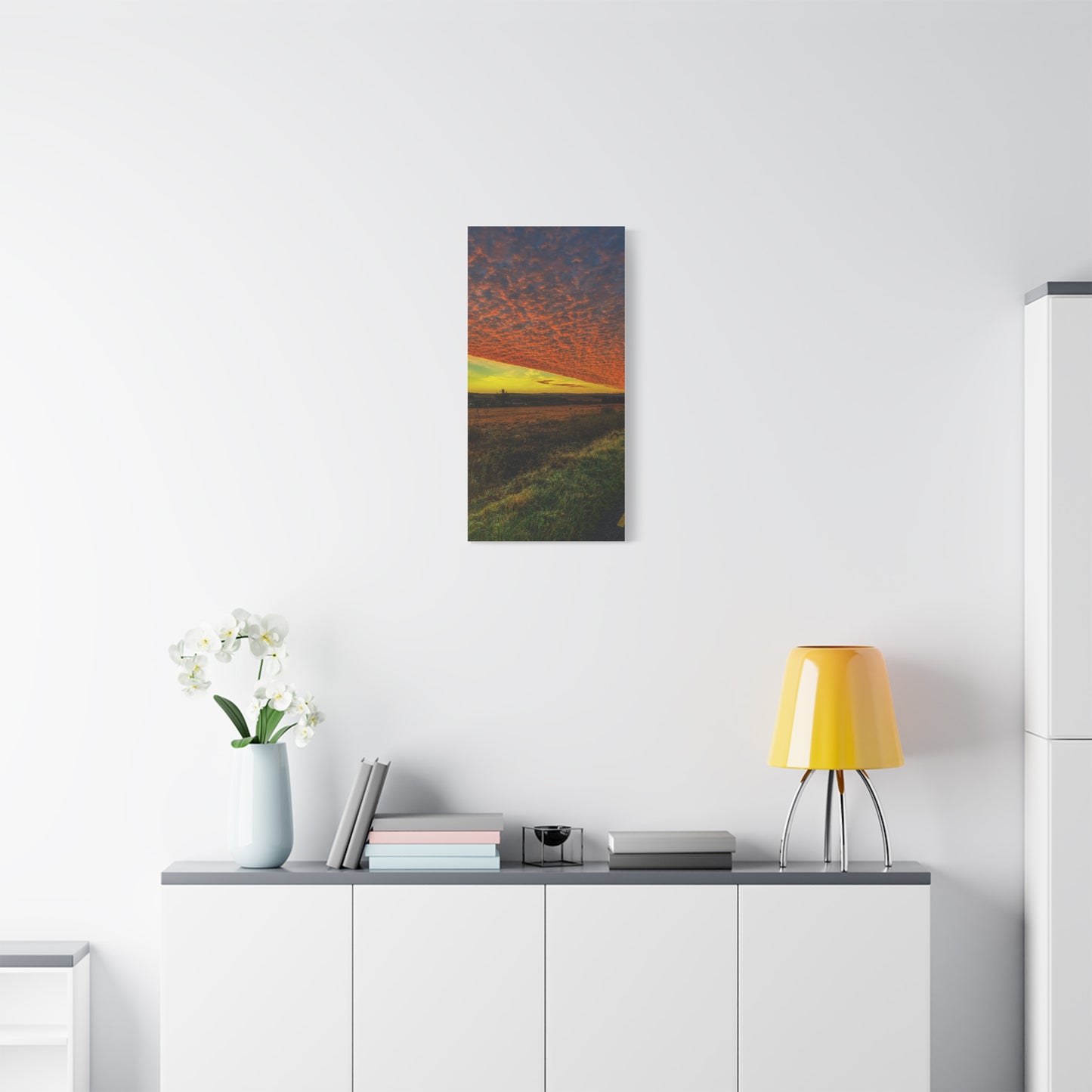 Cloudy Sunset Matte Canvas, Stretched, 1.25"
