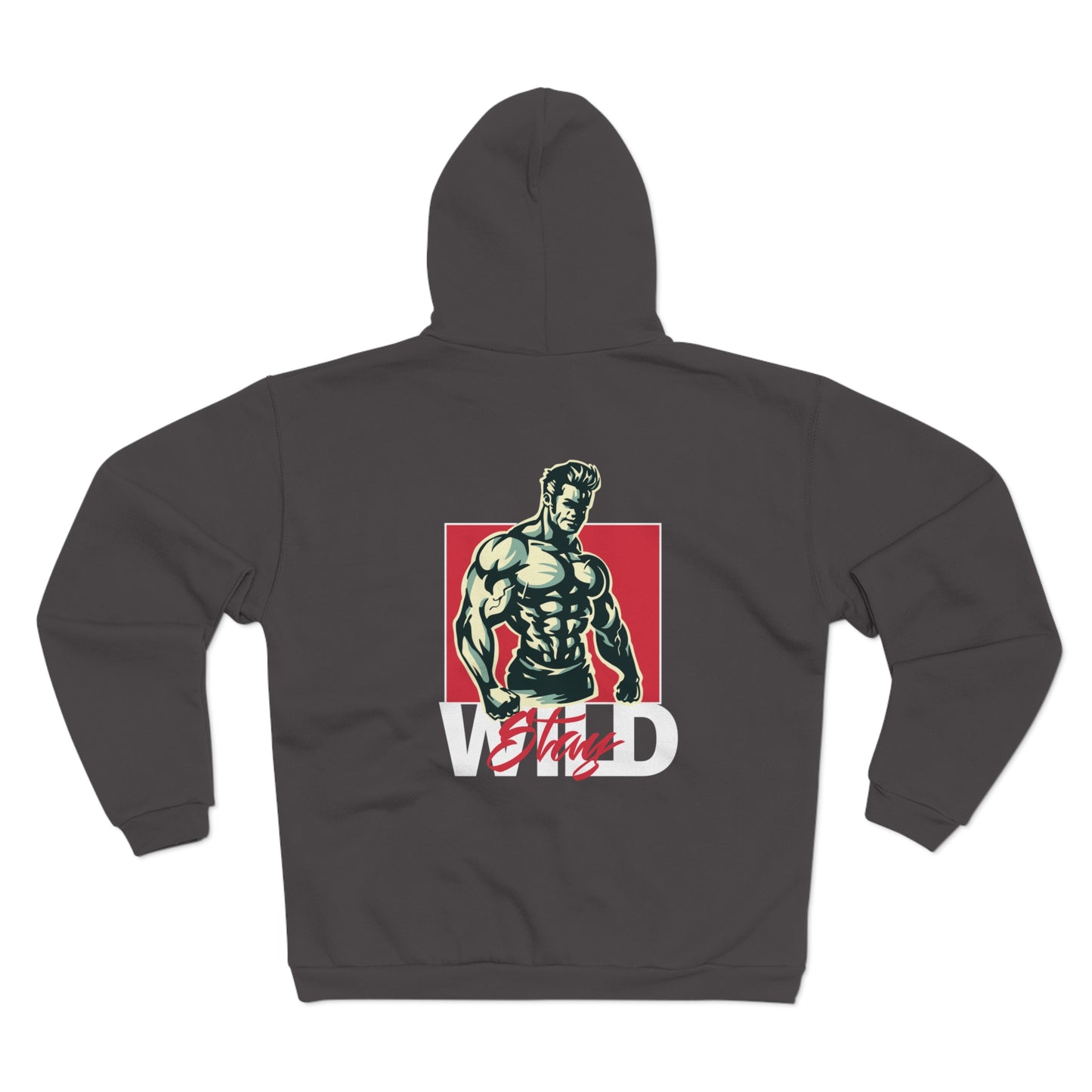 Wild and Free Graphic Unisex Hooded Zip Sweatshirt