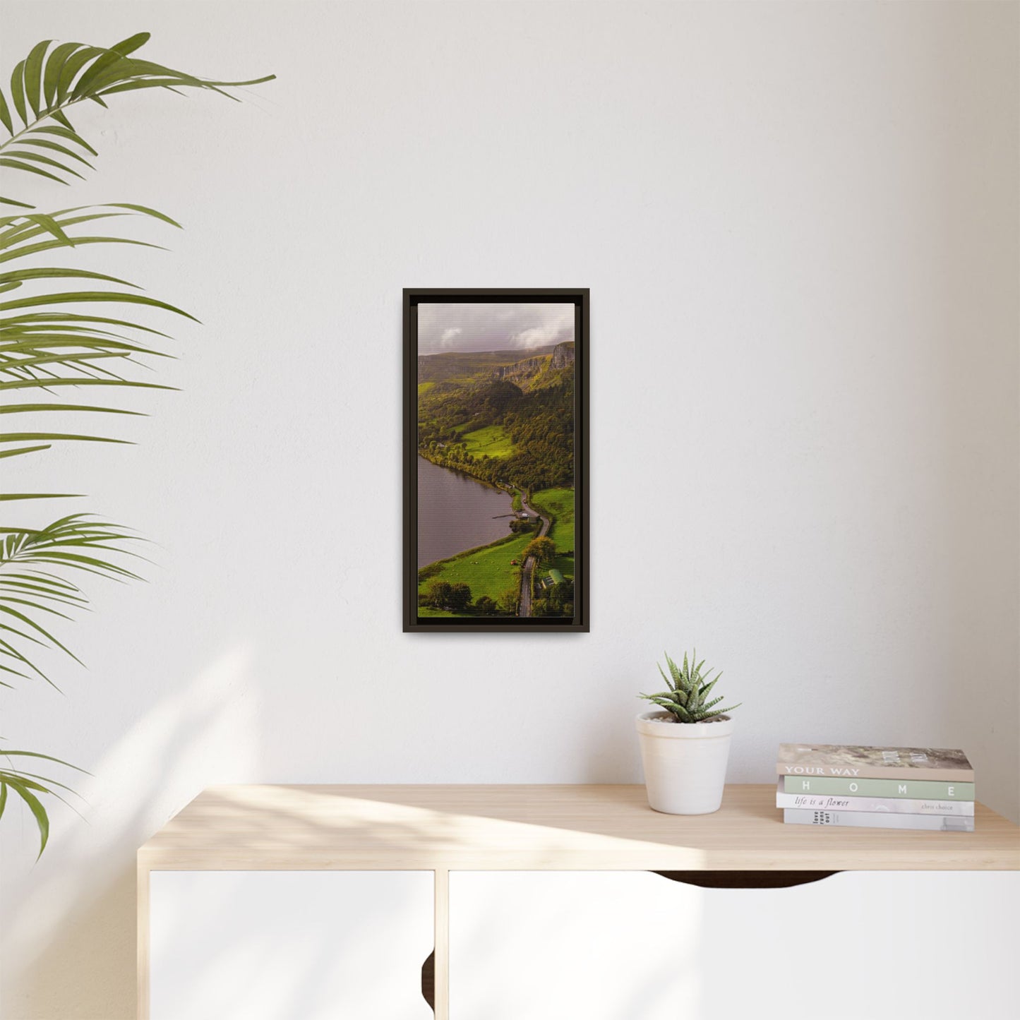 South in Aghadh an Aird or The Devil's Cheney Matte Canvas, Framed (Multi-color)