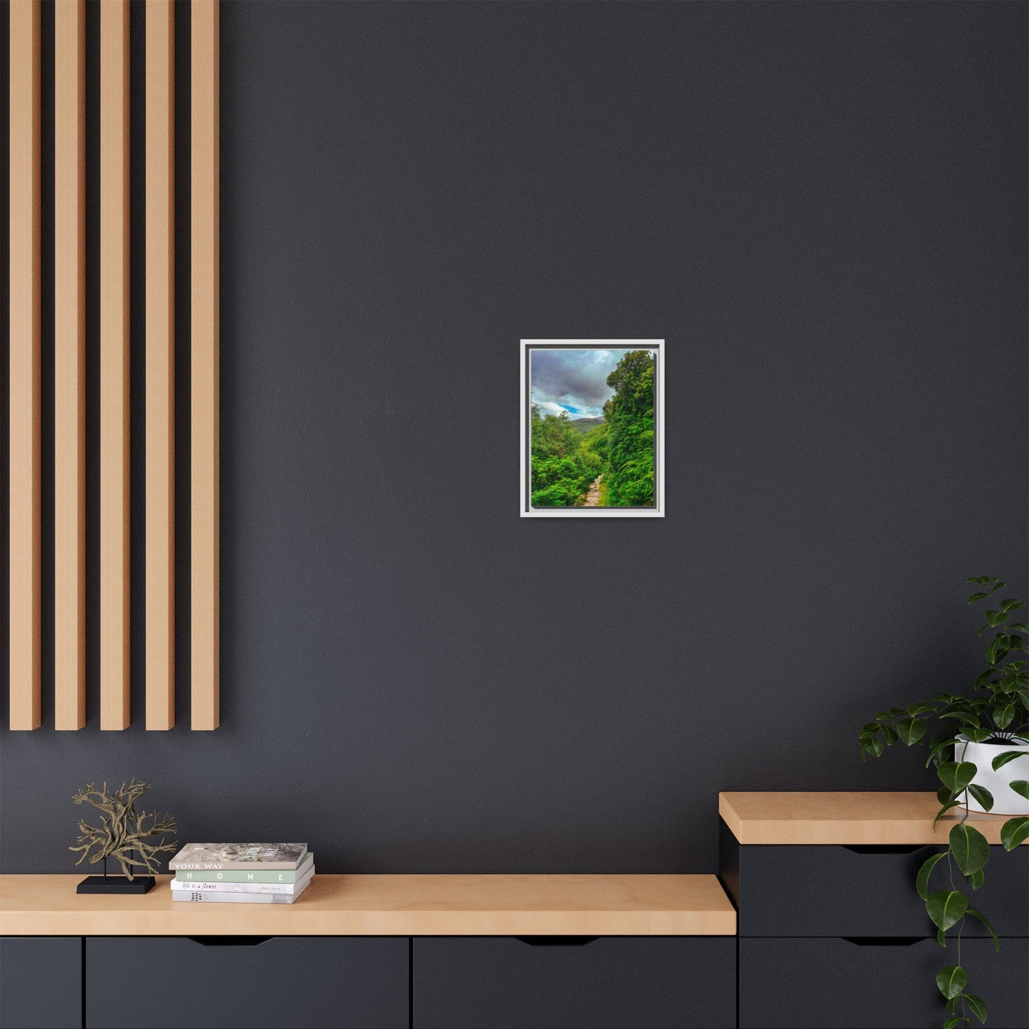 Torc Trail Matte Canvas, Framed (Multi-color)