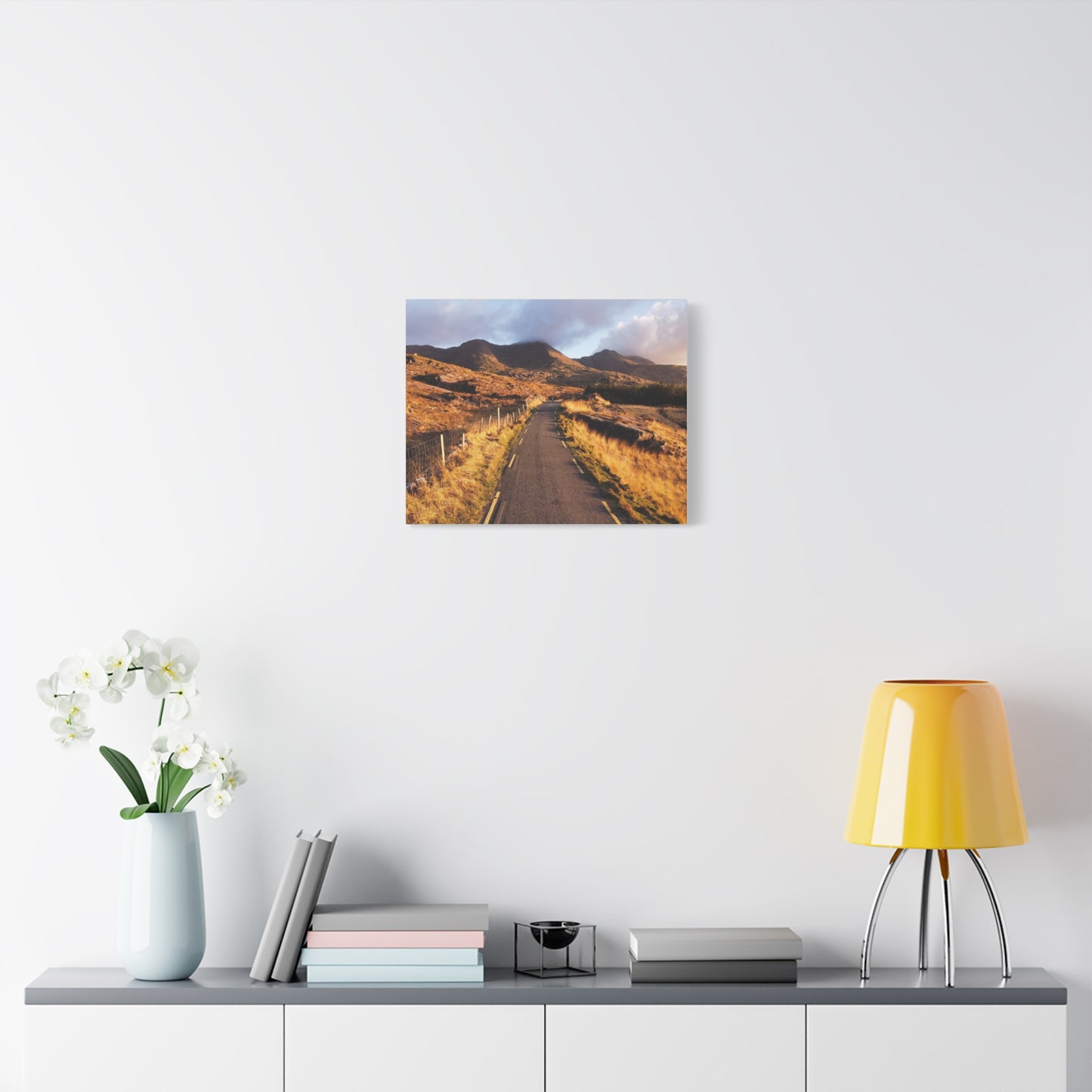 Sunset Road Matte Canvas, Stretched, 1.25"