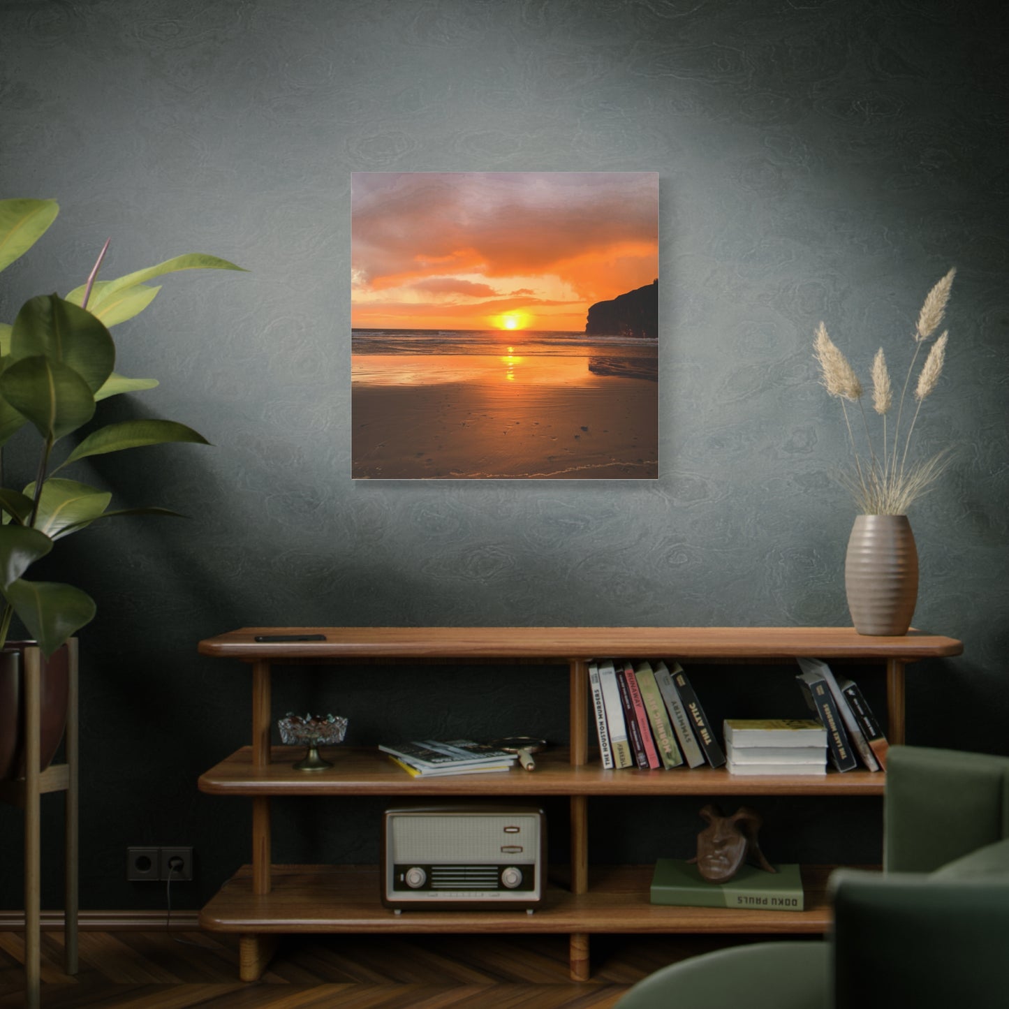Sunset in Ballybunion Matte Canvas, Stretched, 1.25"