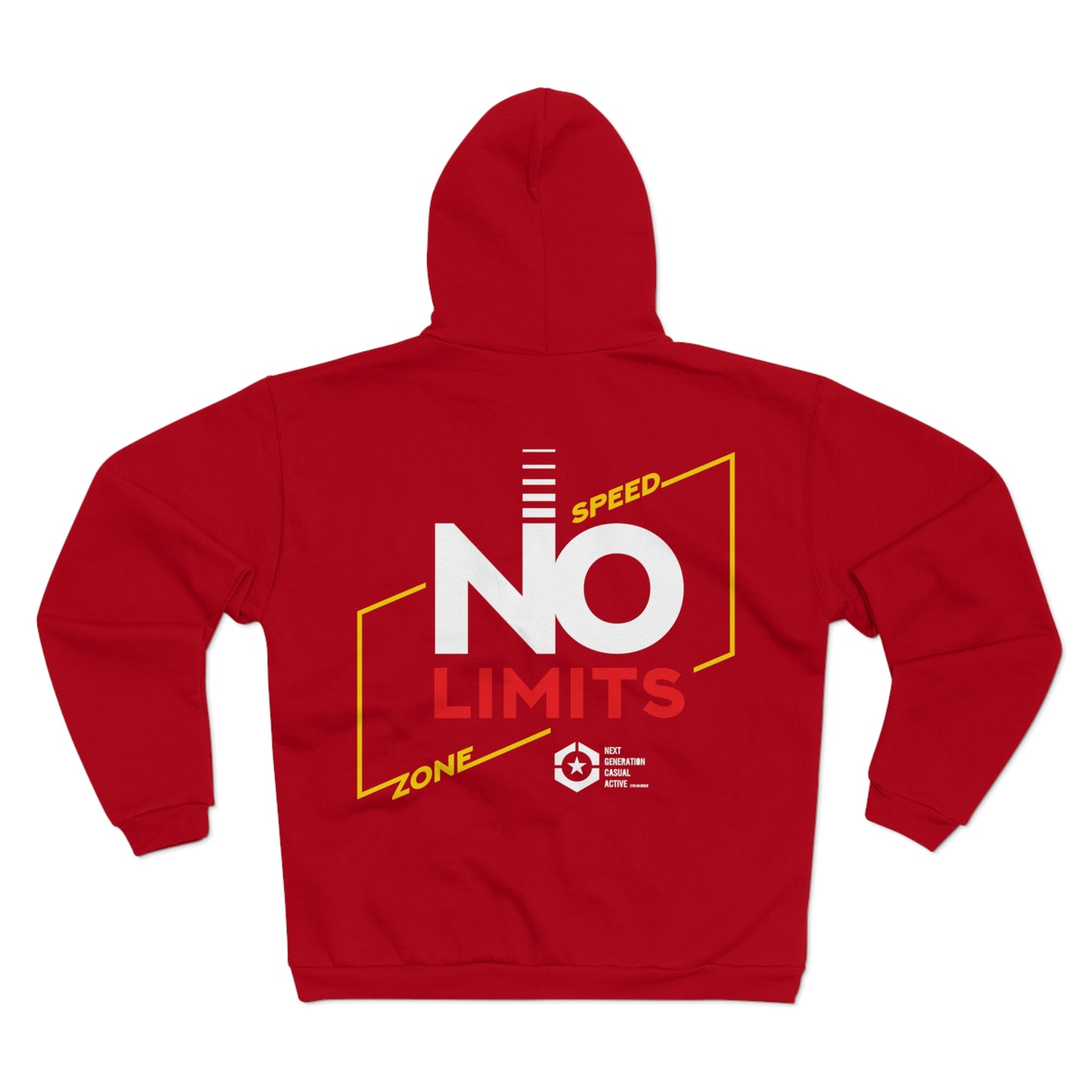 No Limits Unisex Hooded Zip Sweatshirt - Stylish & Comfortable Athleisure Wear
