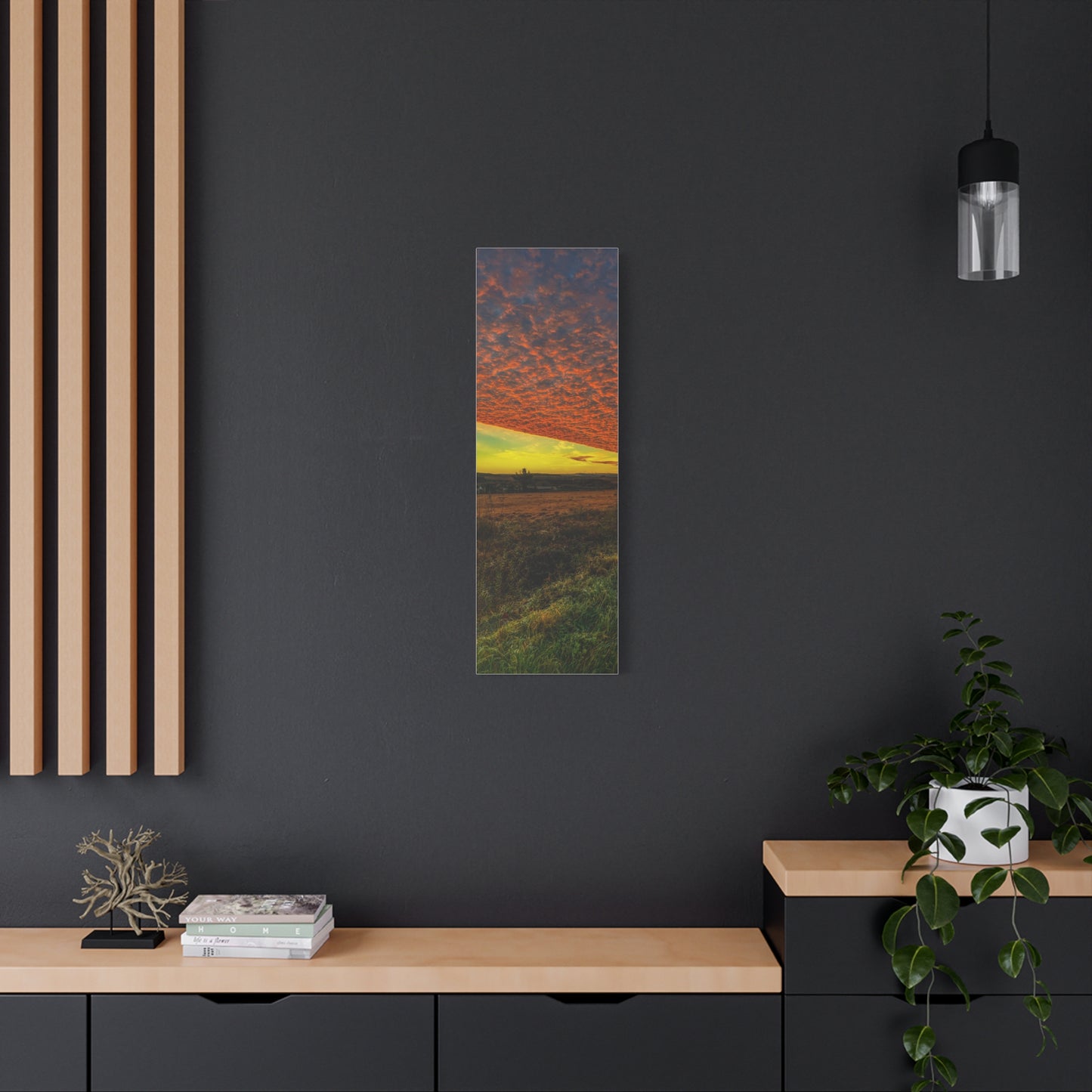 Cloudy Sunset Matte Canvas, Stretched, 1.25"