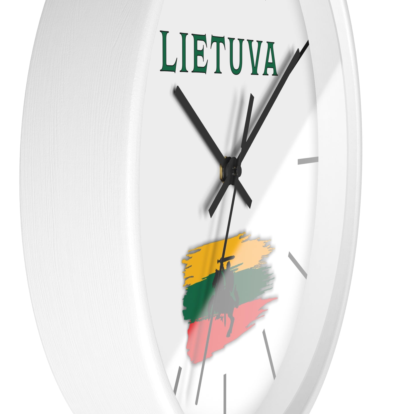 Lietuva Wall Clock - Stylish Home Decor for Lithuania Pride