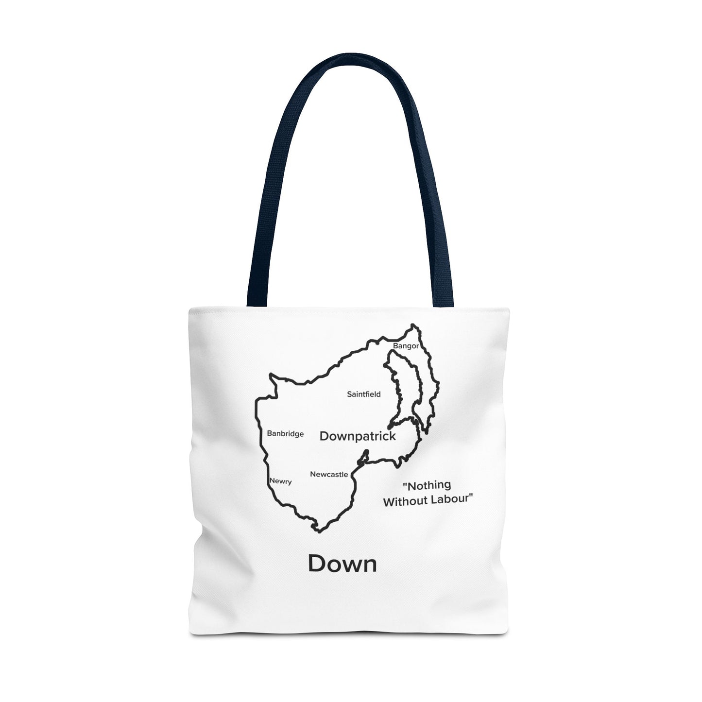 Down Tote Bag White Edition