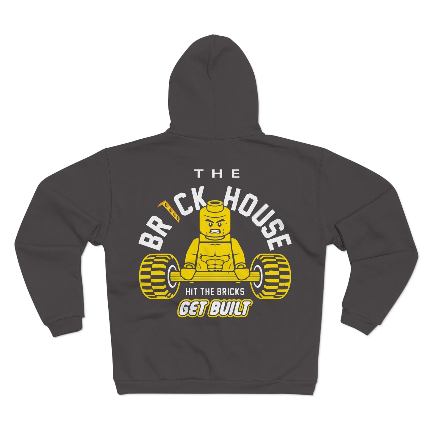 The Brick House Unisex Hooded Zip Sweatshirt – Get Built LEGO Style Hoodie