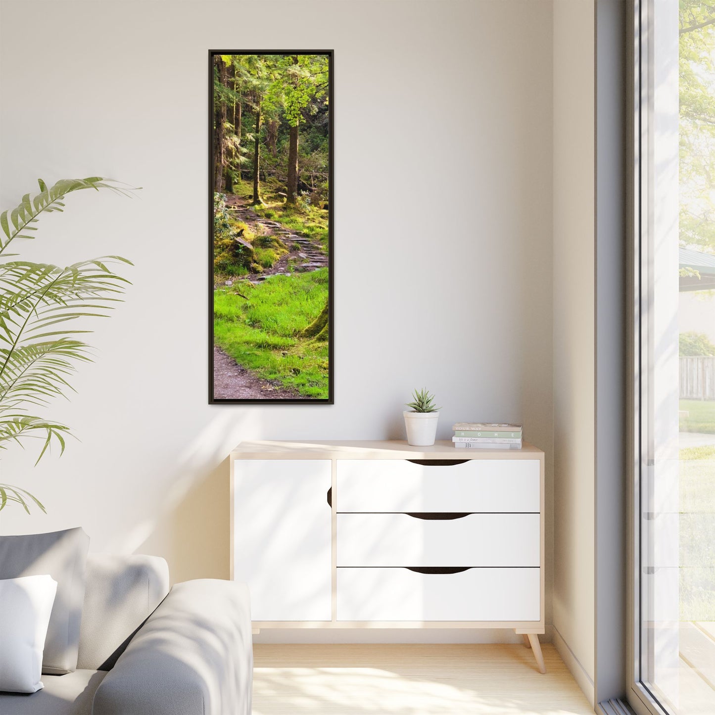Torc Trail Matte Canvas, Framed (Multi-color)