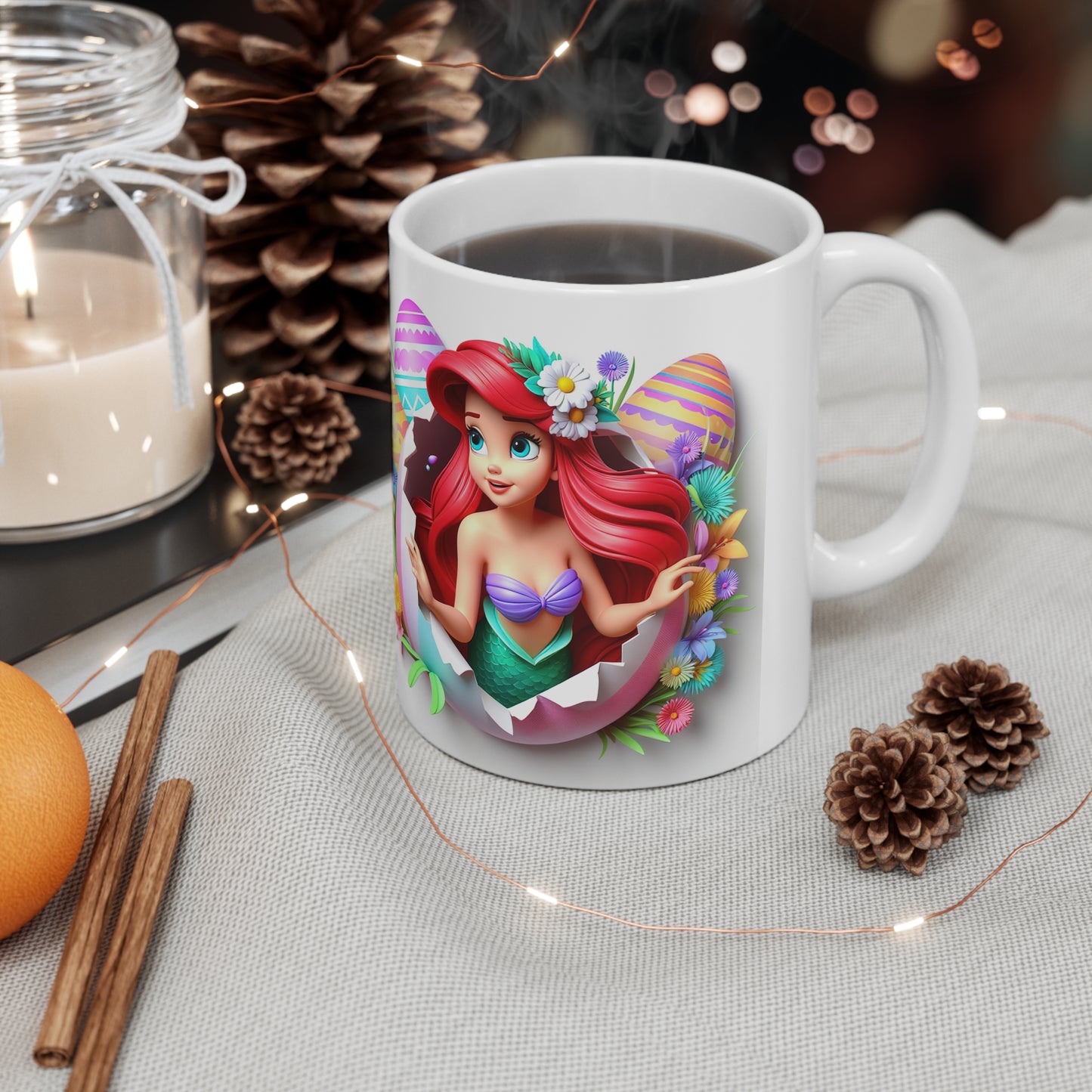 Magical Mermaid Easter Ceramic Coffee Cup | 11oz & 15oz