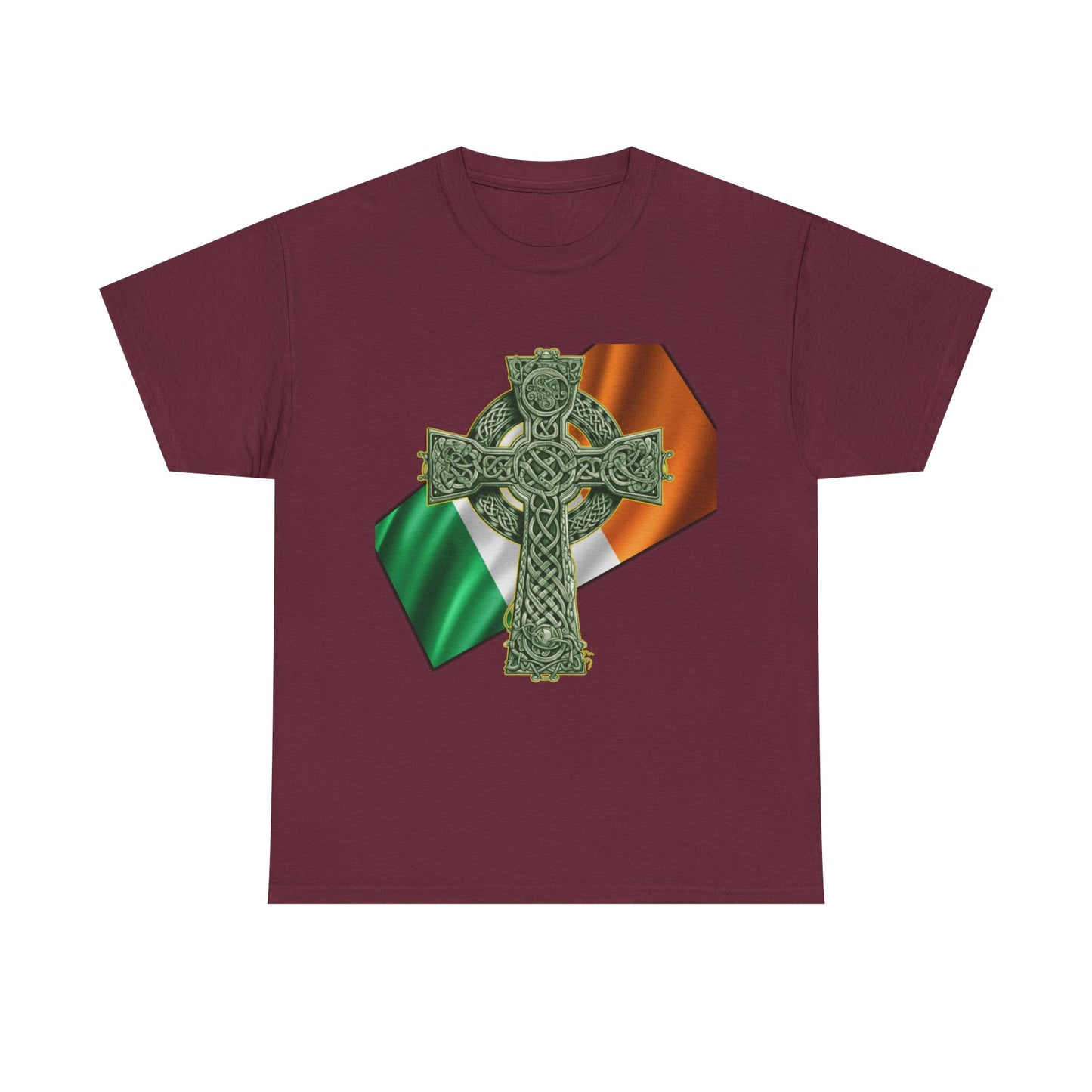 Celtic Cross Unisex Heavy Cotton Tee