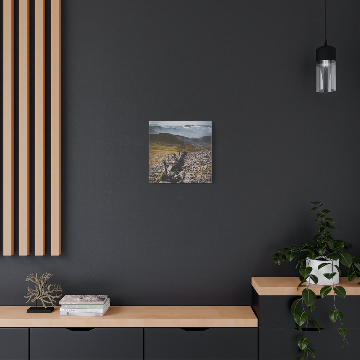 Wall in Mountains Matte Canvas, Stretched, 1.25"