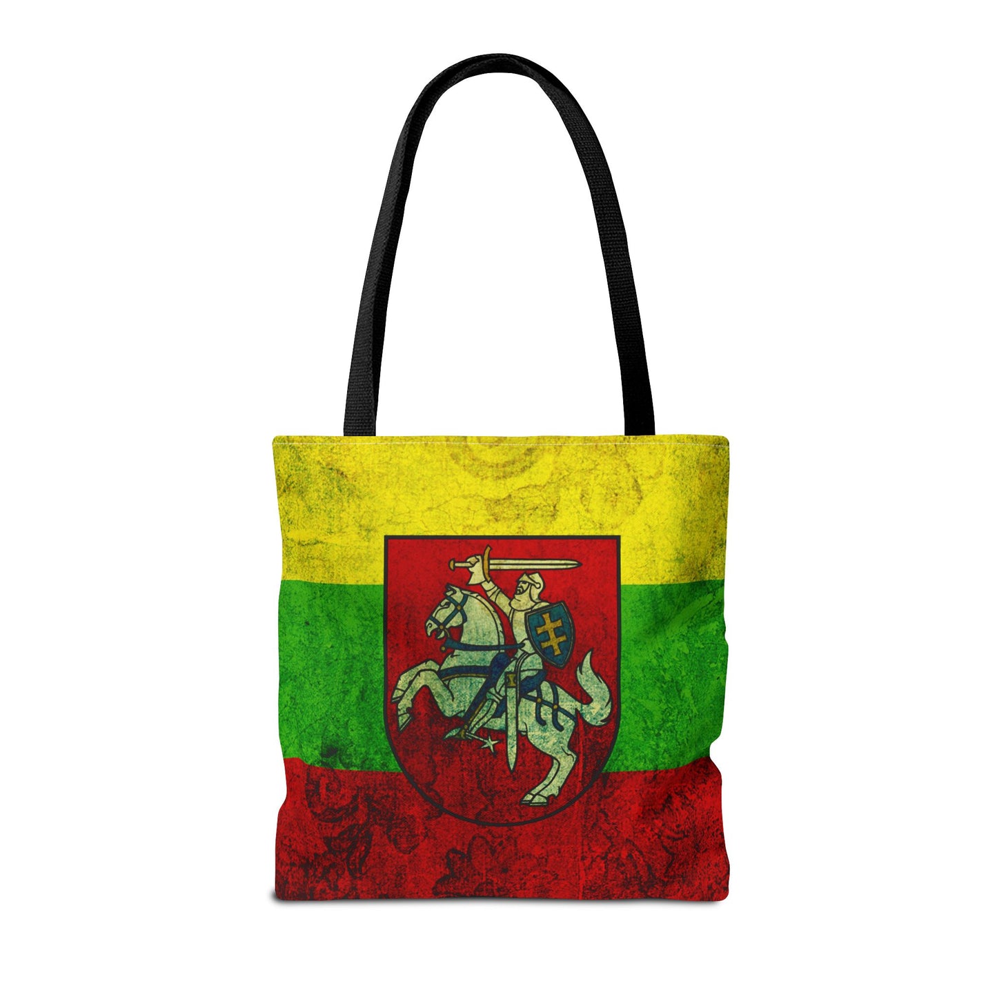 Vintage Lithuanian Crest Tote Bag - Perfect for Festivals, Travel, and Daily Use