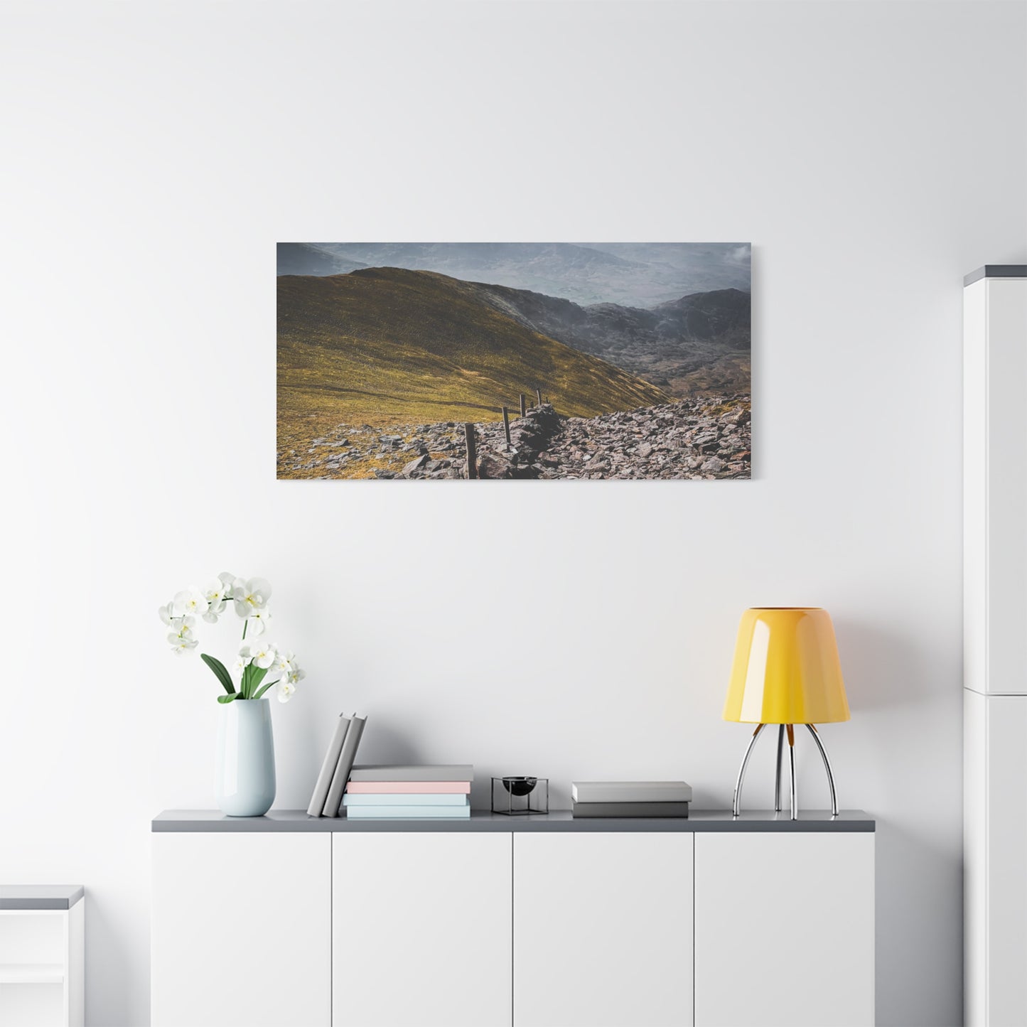 Wall in Mountains Matte Canvas, Stretched, 1.25"