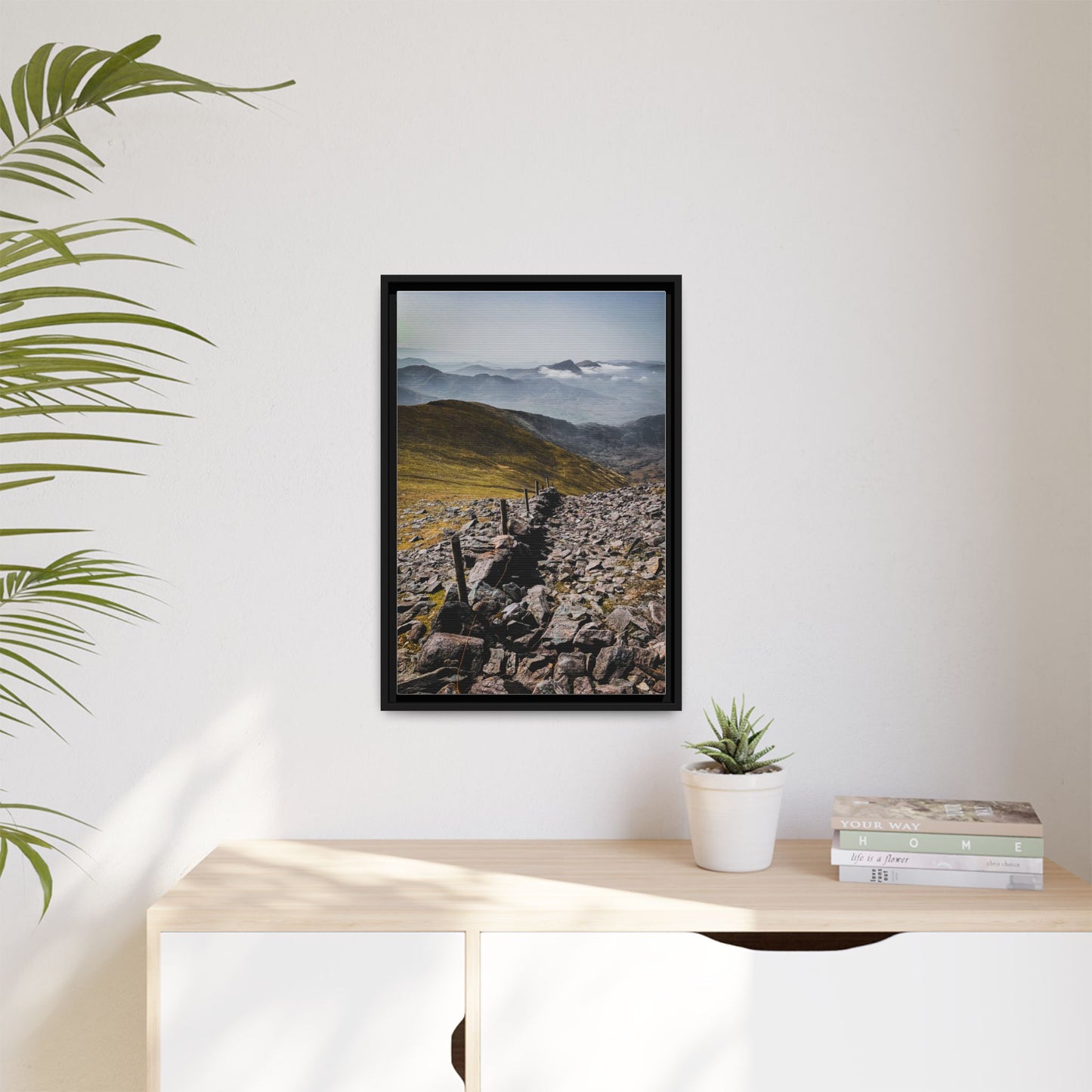 Wall Matte Canvas, Framed (Multi-color)