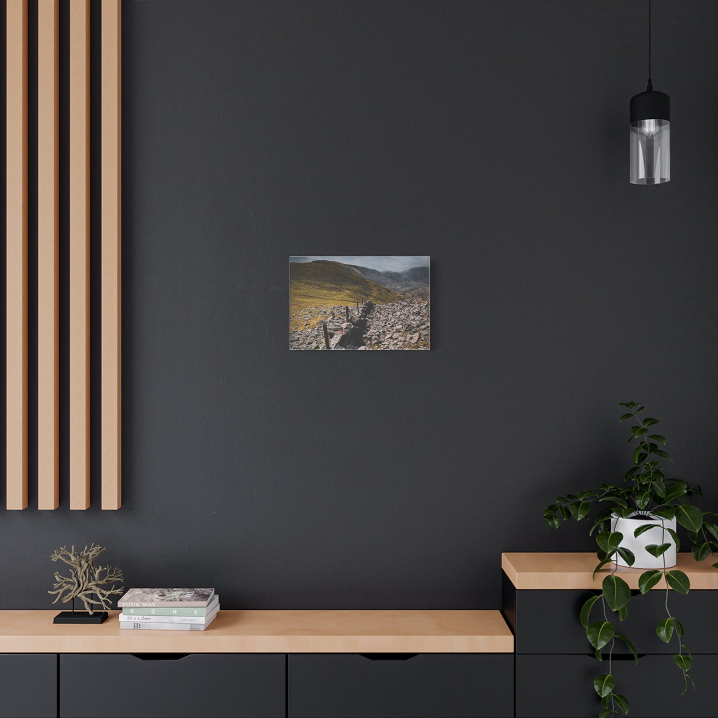 Wall in Mountains Matte Canvas, Stretched, 1.25"