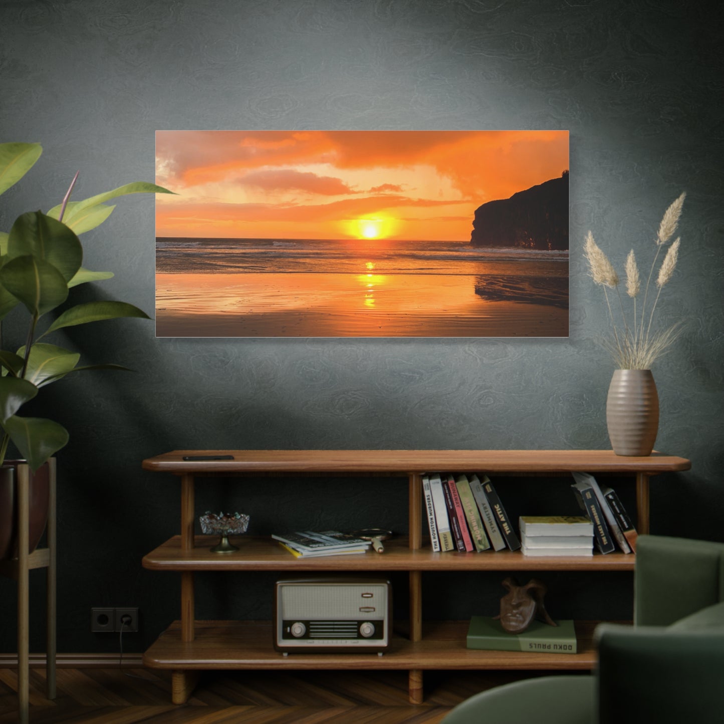 Sunset in Ballybunion Matte Canvas, Stretched, 1.25"