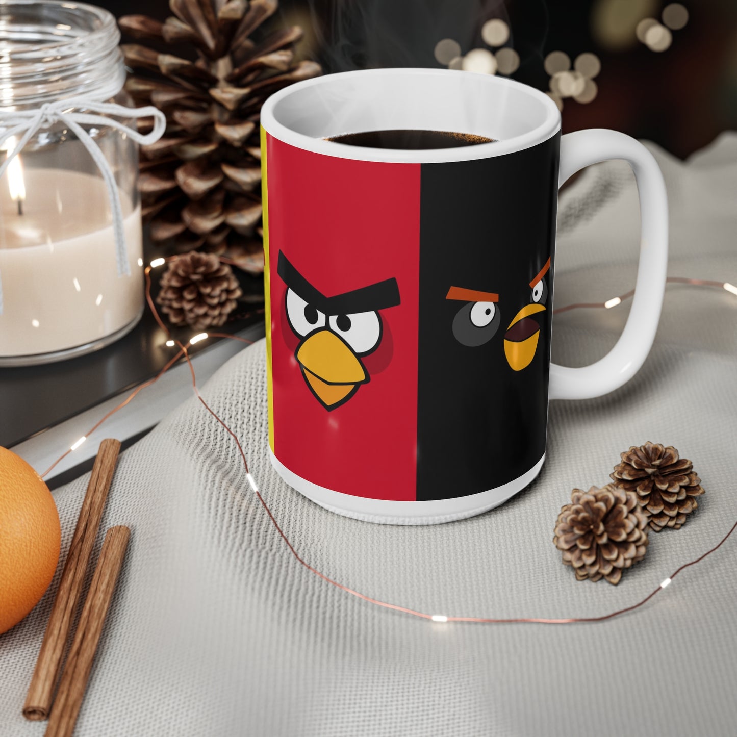 Birds Ceramic Coffee Mug - Fun & Colorful 11oz/15oz Designs for Gamers