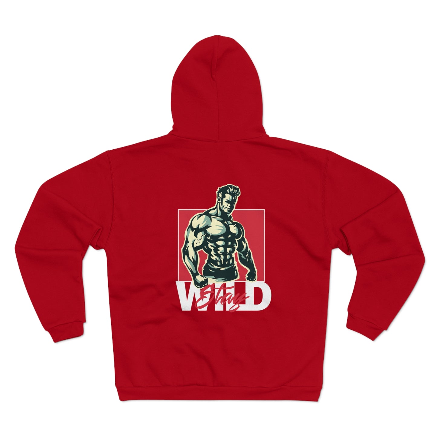 Wild and Free Graphic Unisex Hooded Zip Sweatshirt
