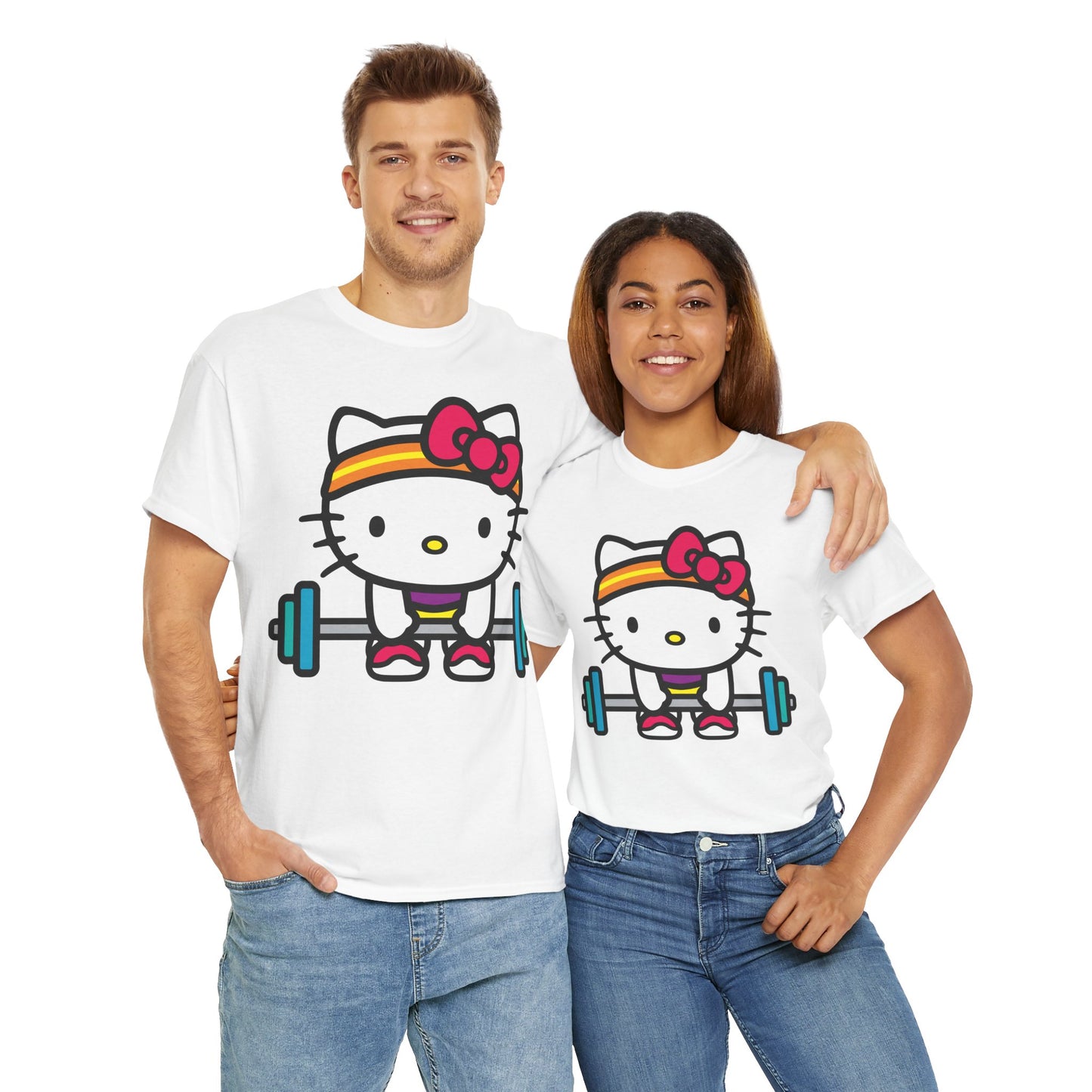 Kitty Gym Unisex Heavy Cotton Tee