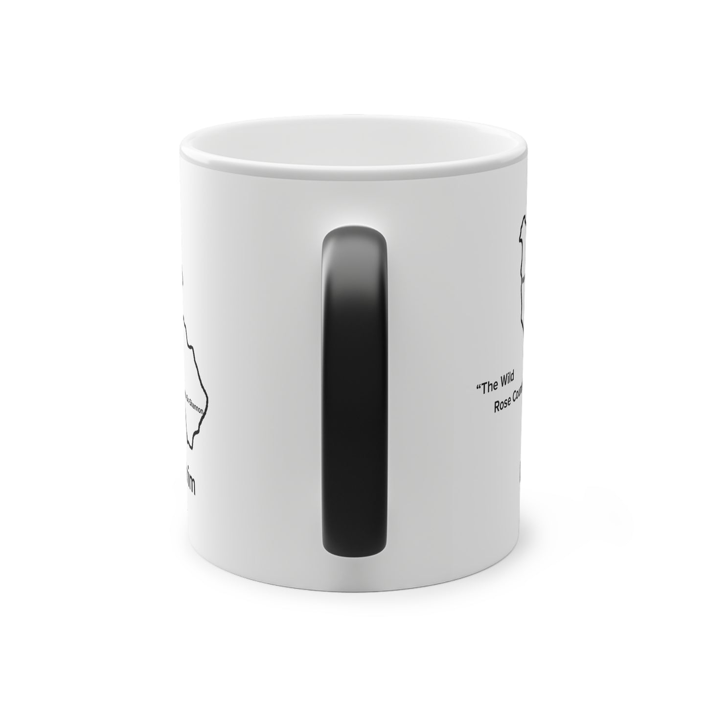 Leitrim Magic Mug: Color - Changing Coffee Cup with Artistic Map Design