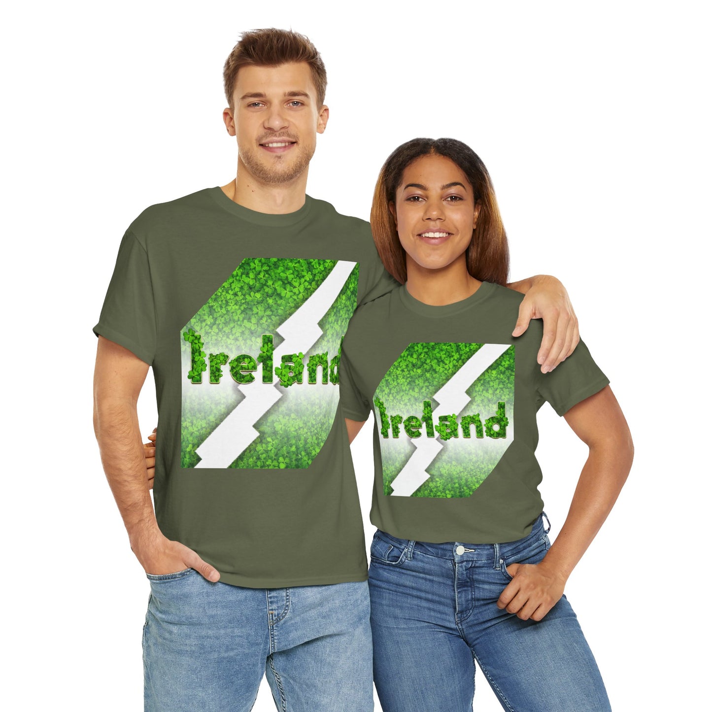 Eire Green Unisex Heavy Cotton Tee