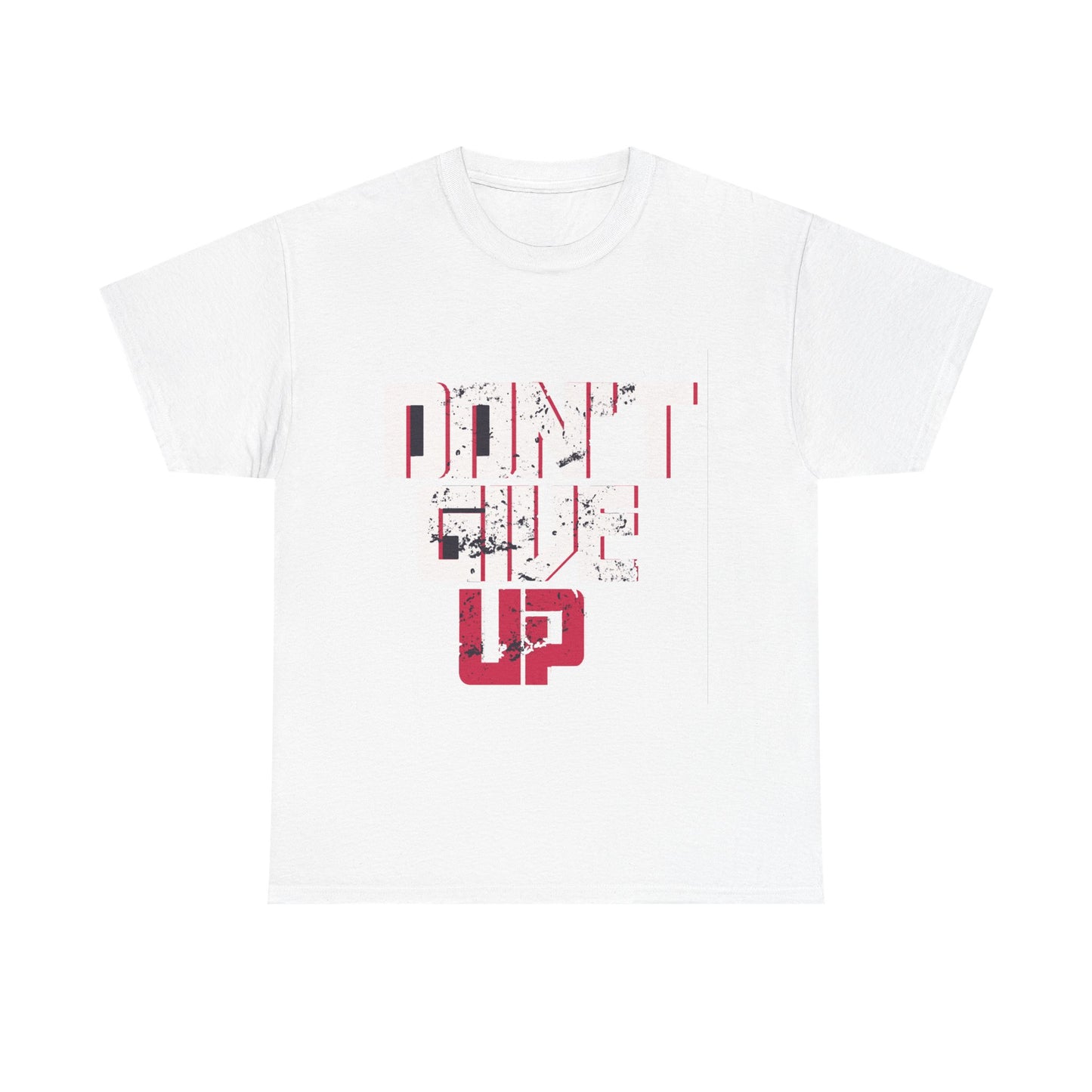 Motivational Unisex Heavy Cotton Tee - 'Don't Give Up' Inspirational Shirt