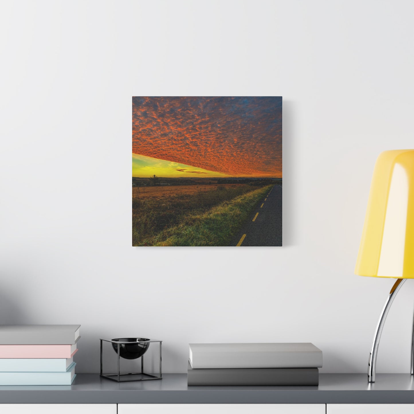 Cloudy Sunset Matte Canvas, Stretched, 1.25"