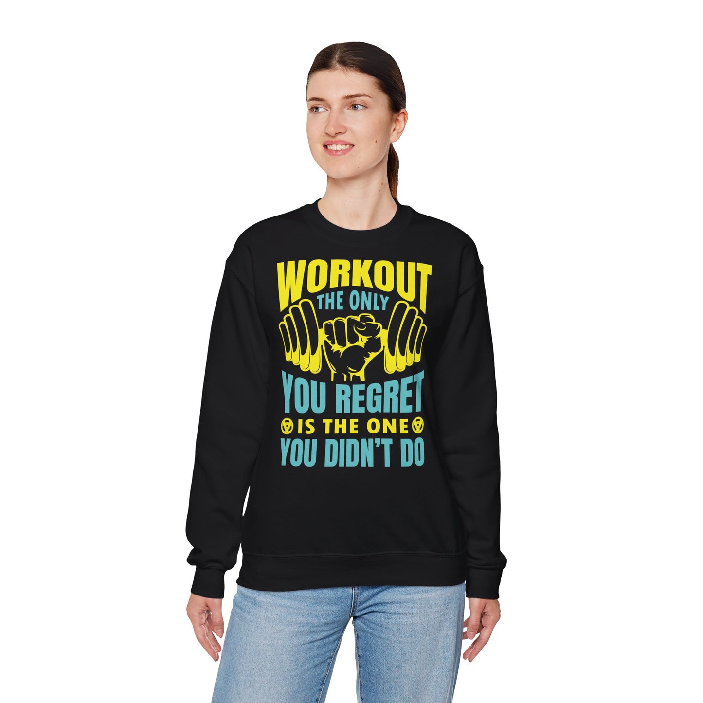 Workout Motivation Crewneck Sweatshirt - Unisex Heavy Blend