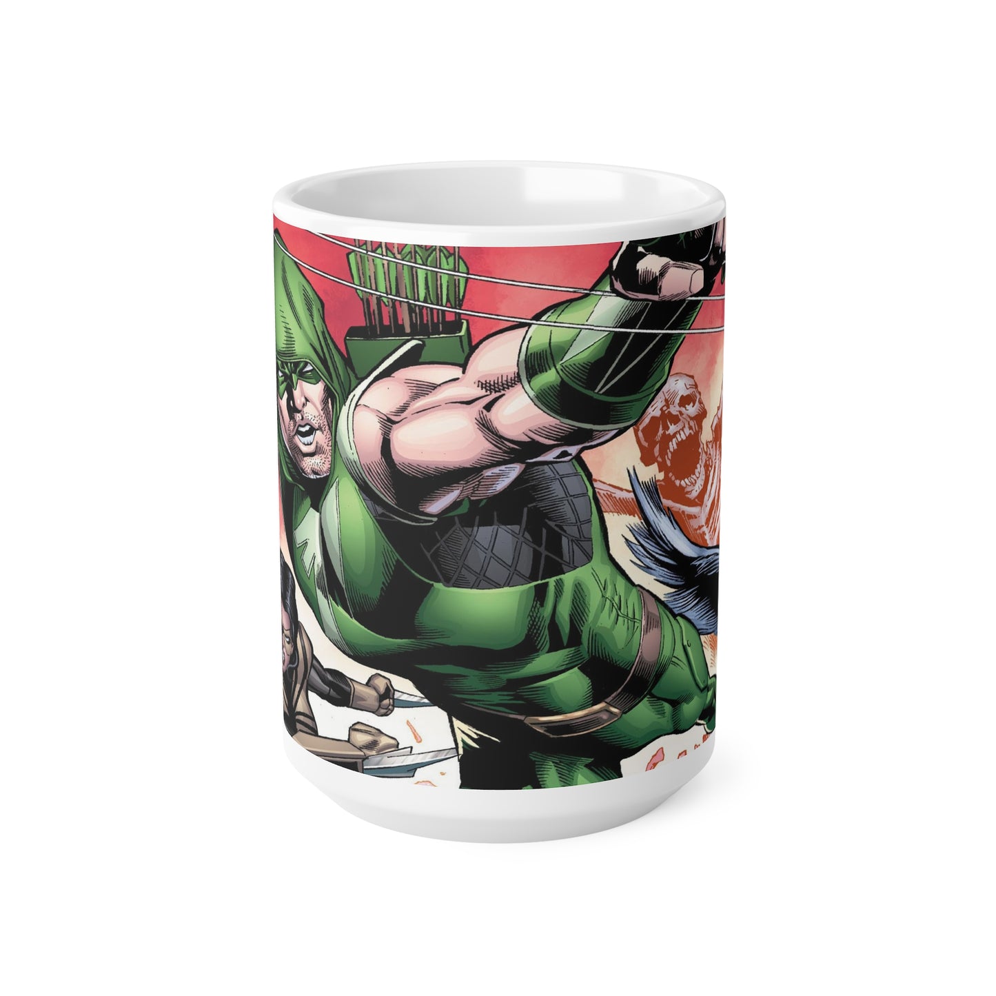 Comic Hero Ceramic Coffee Cups - 11oz & 15oz - Perfect for Fans and Collectors!