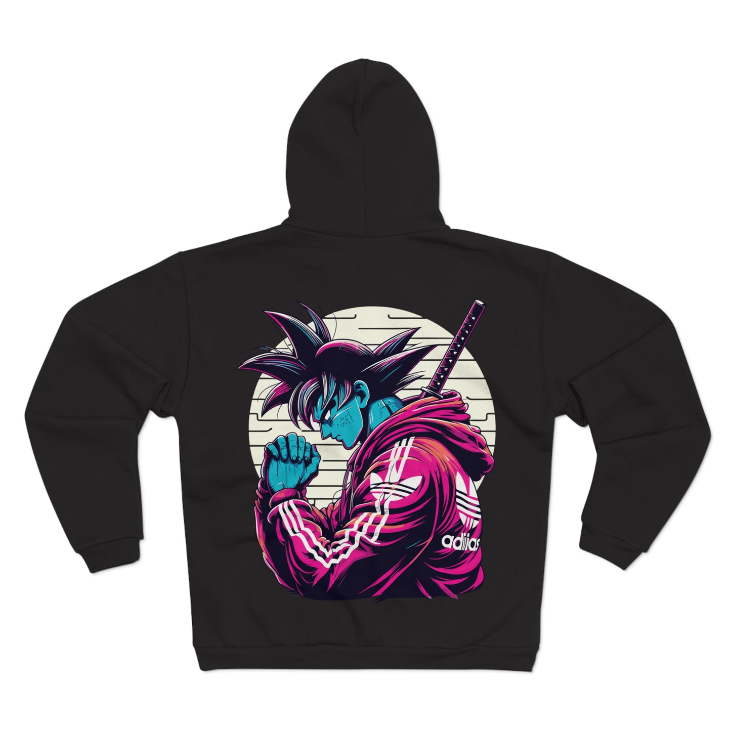 San Say Goku Unisex Hooded Zip Sweatshirt