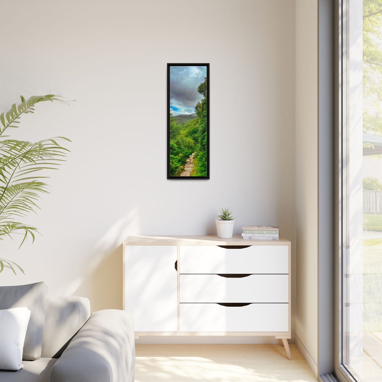 Torc Trail Matte Canvas, Framed (Multi-color)