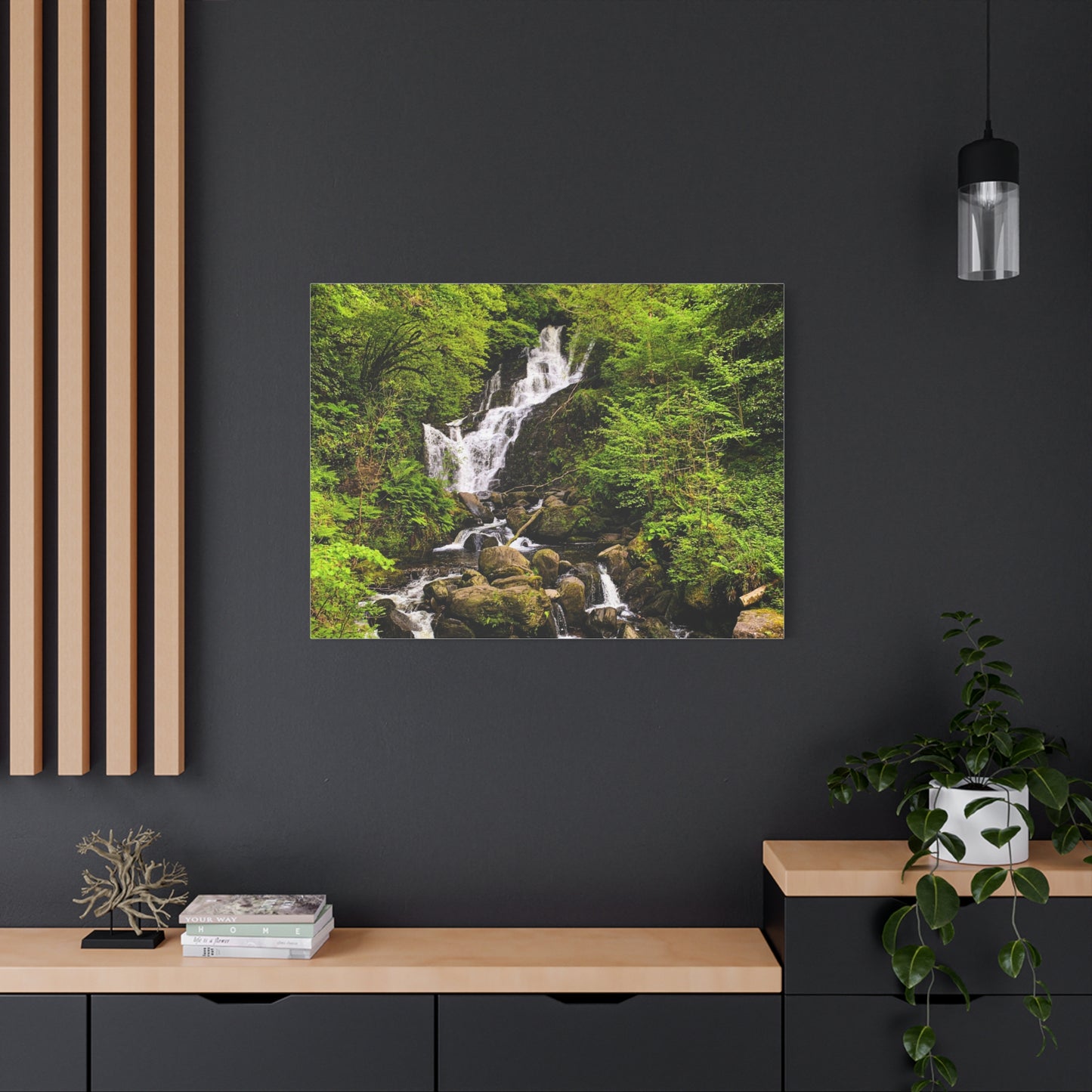 Torc waterfall Matte Canvas, Stretched, 1.25"