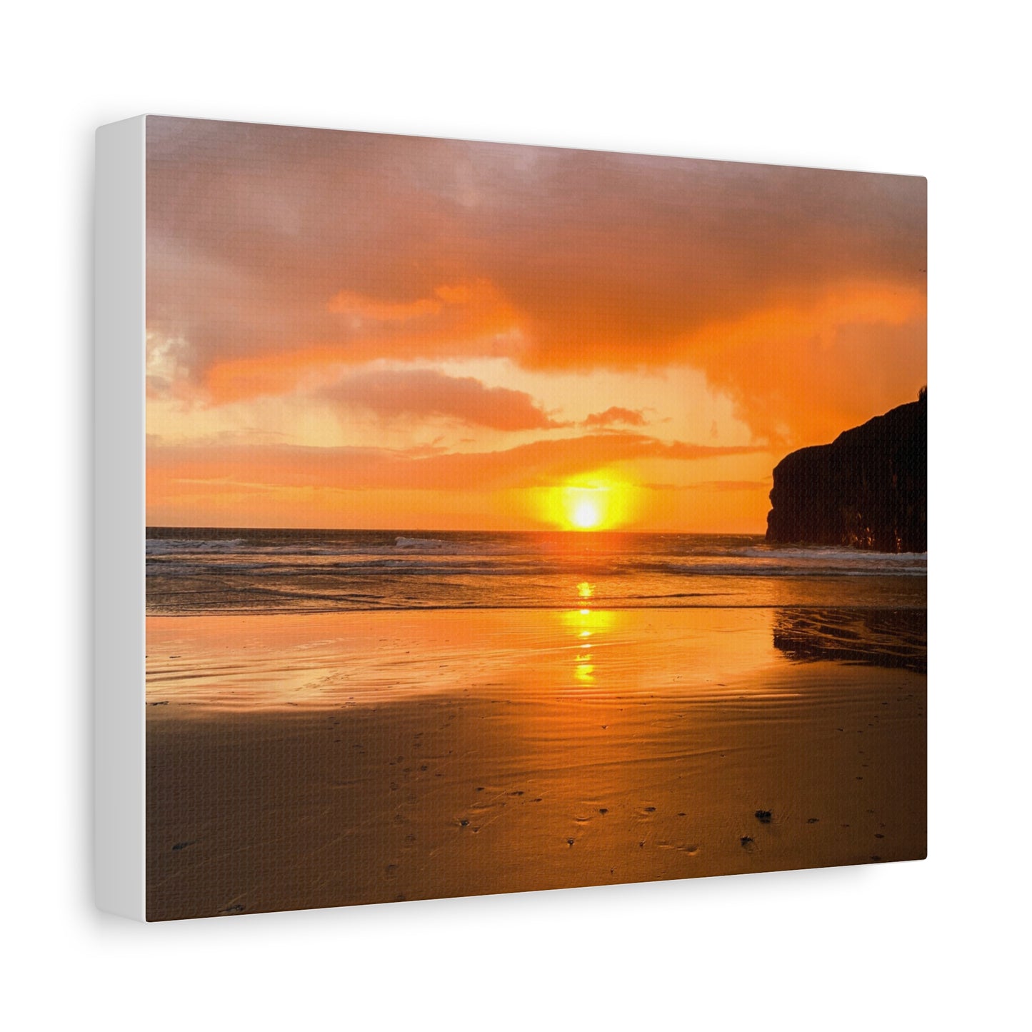 Sunset in Ballybunion Matte Canvas, Stretched, 1.25"