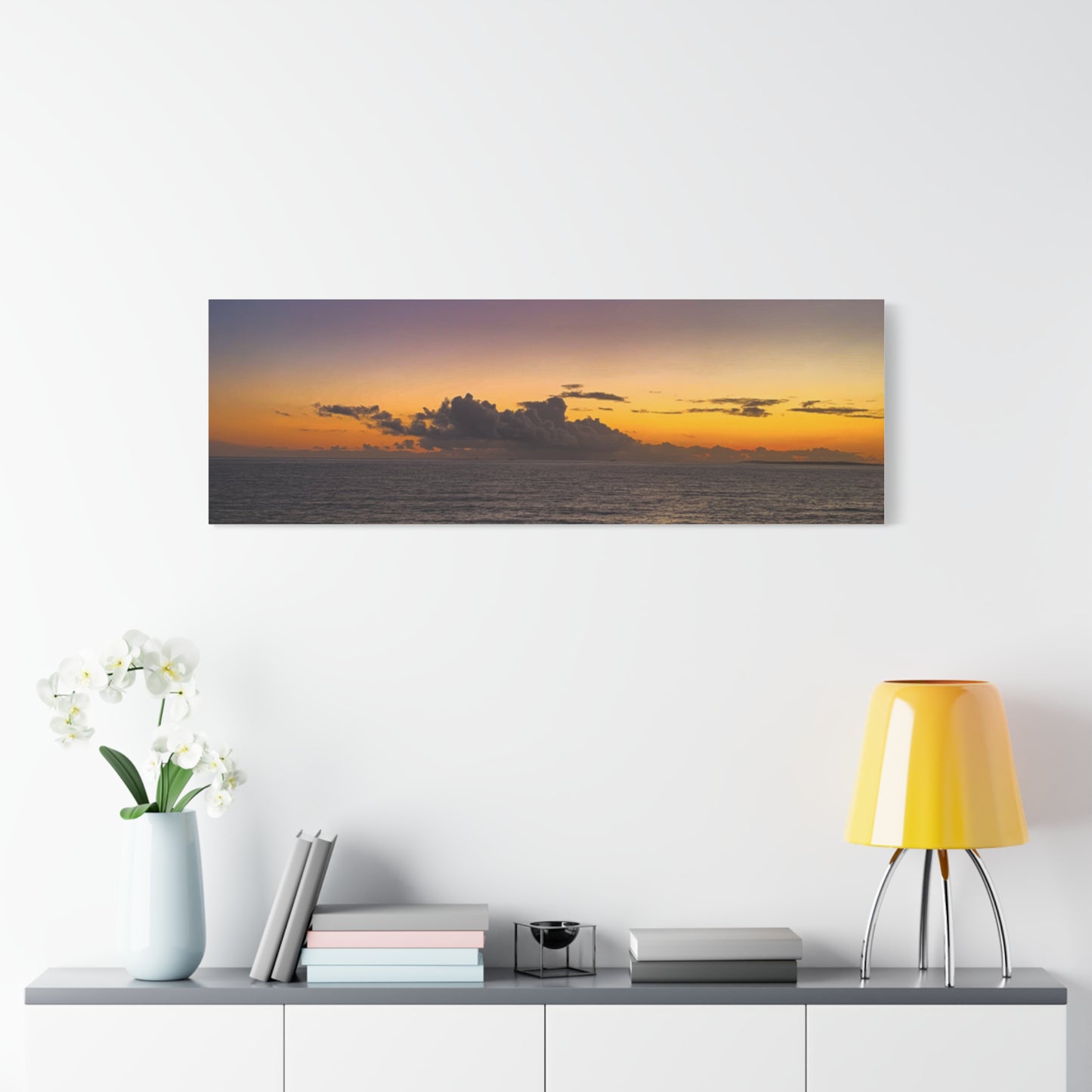 Sunset in Ocean 2 Matte Canvas, Stretched, 1.25"