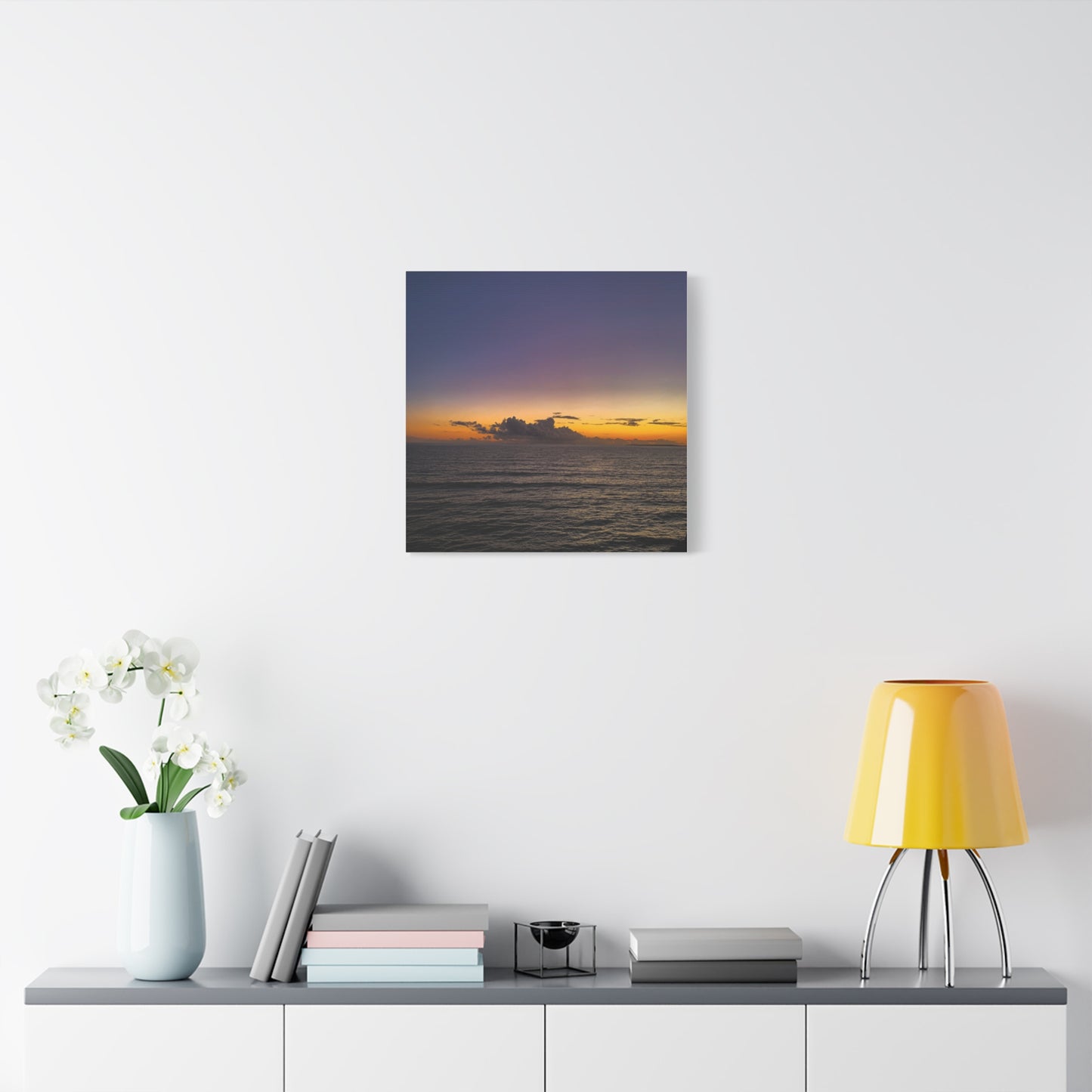 Sunset in Ocean 2 Matte Canvas, Stretched, 1.25"
