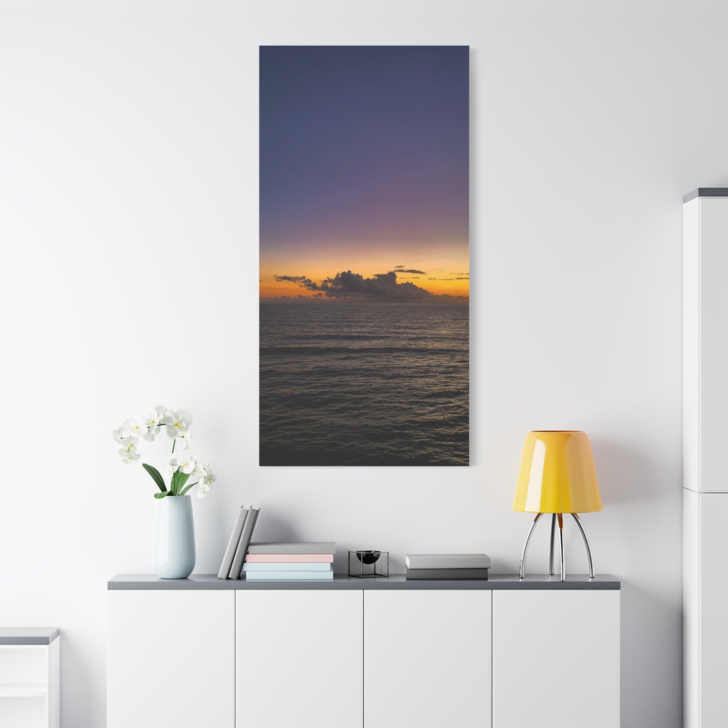 Sunset in Ocean 2 Matte Canvas, Stretched, 1.25"