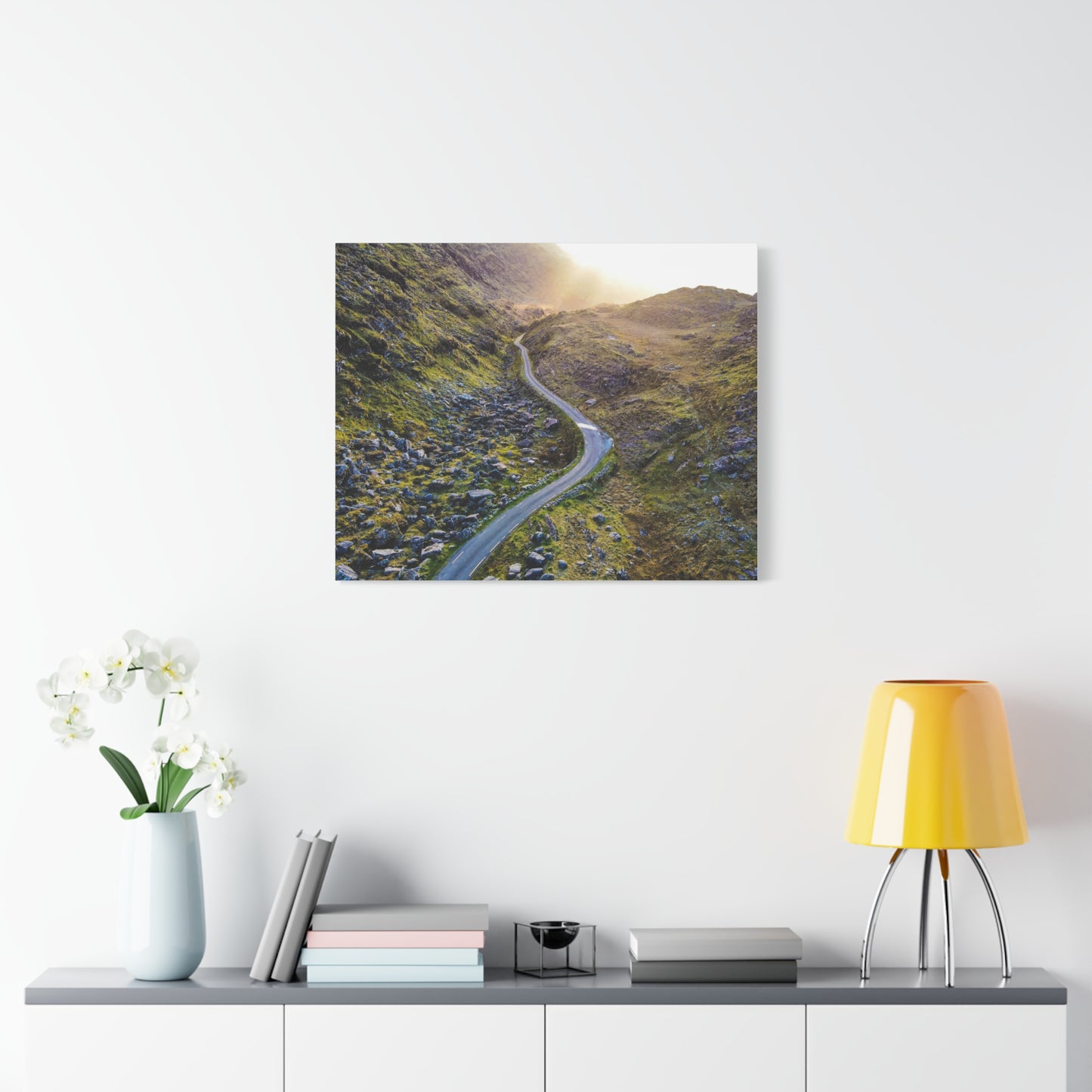 Valley Road Matte Canvas, Stretched, 1.25"