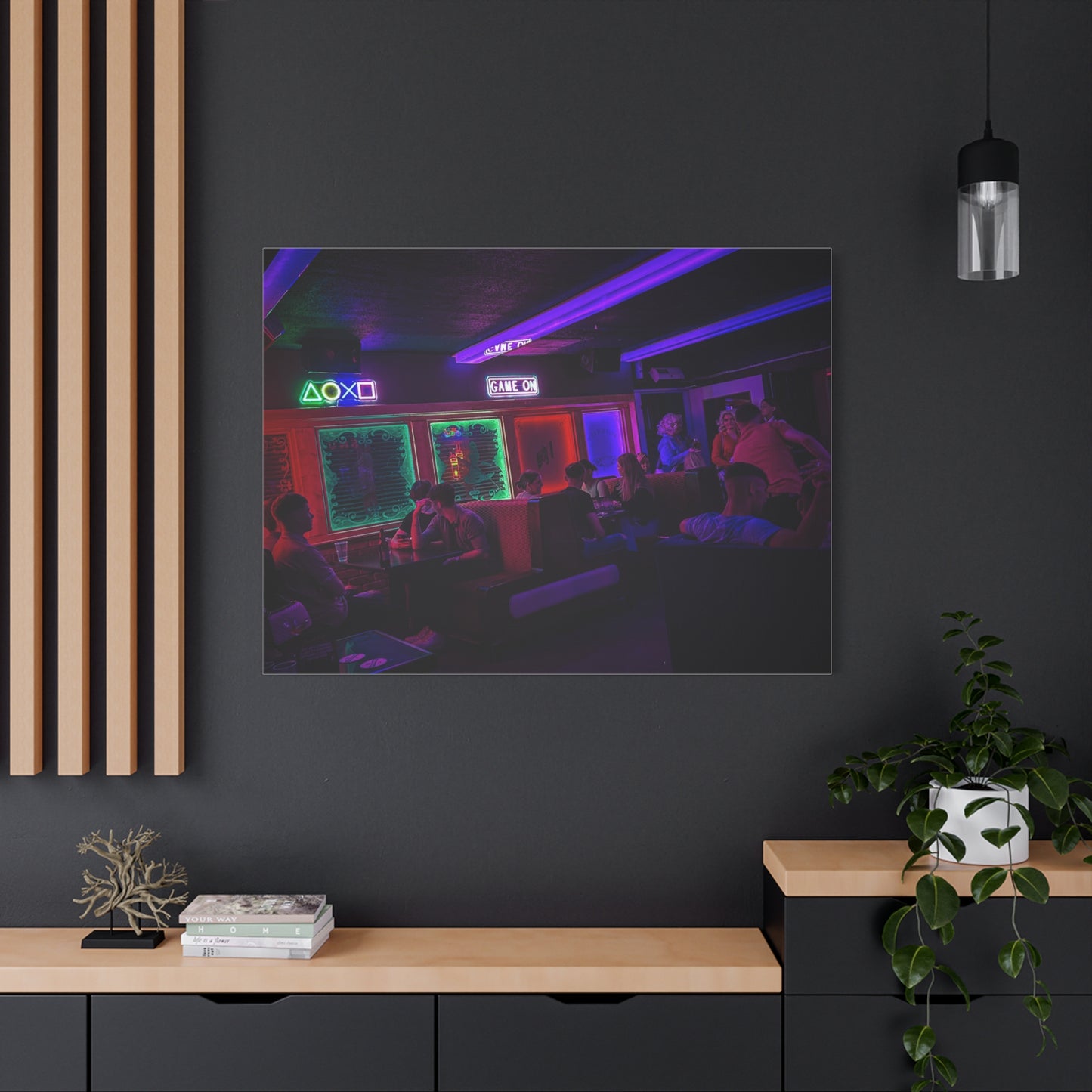 The Mermaids Nite Club Matte Canvas, Stretched, 1.25"