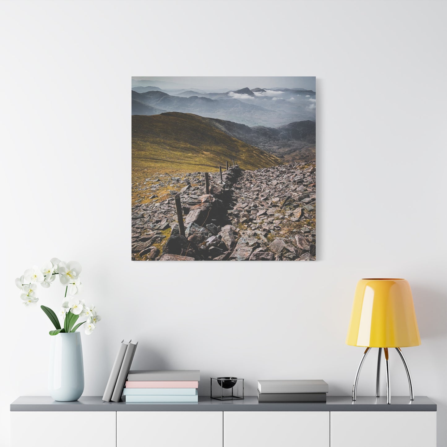 Wall in Mountains Matte Canvas, Stretched, 1.25"