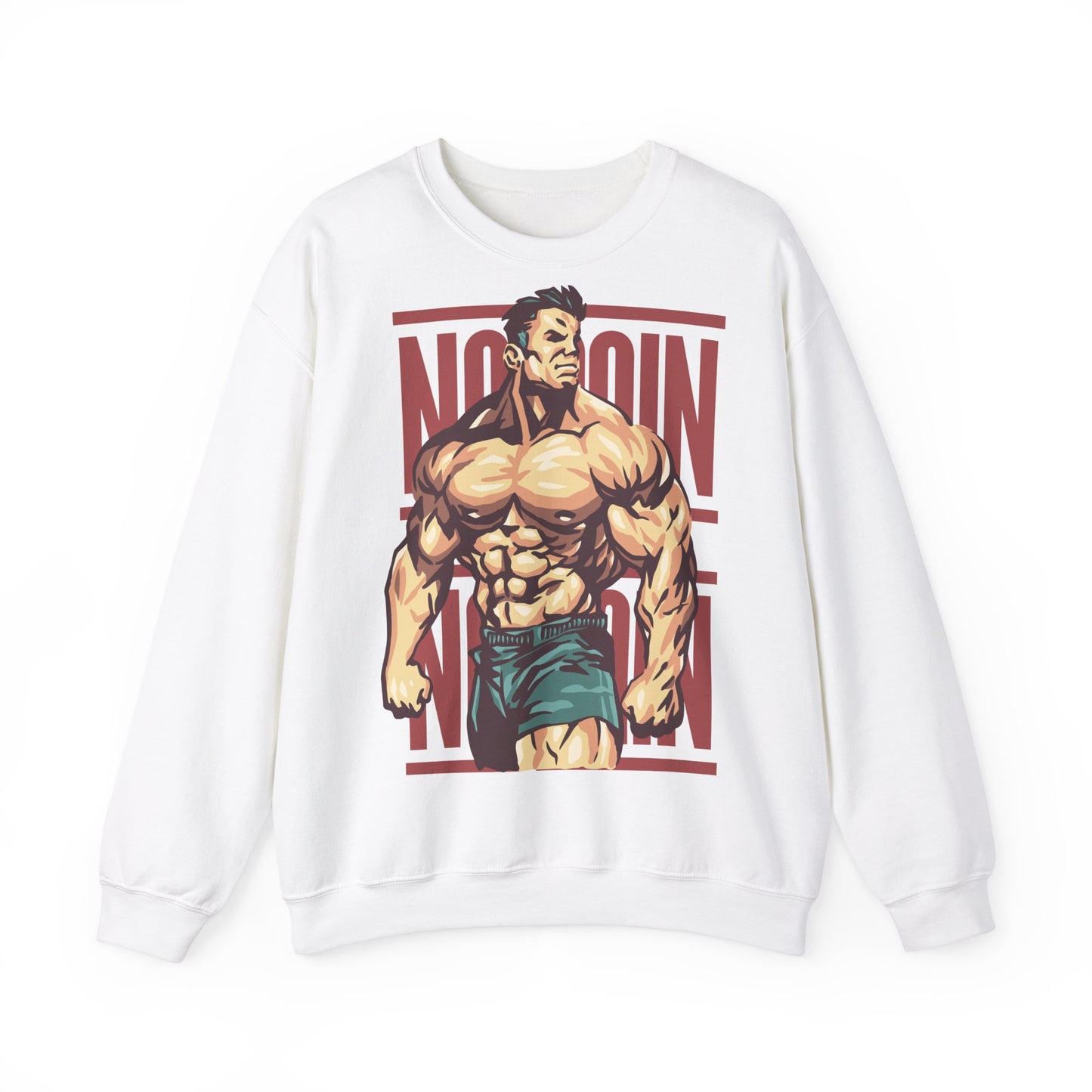 Muscle Power Unisex Heavy Blend™ Crewneck Sweatshirt - Bold Graphic Design