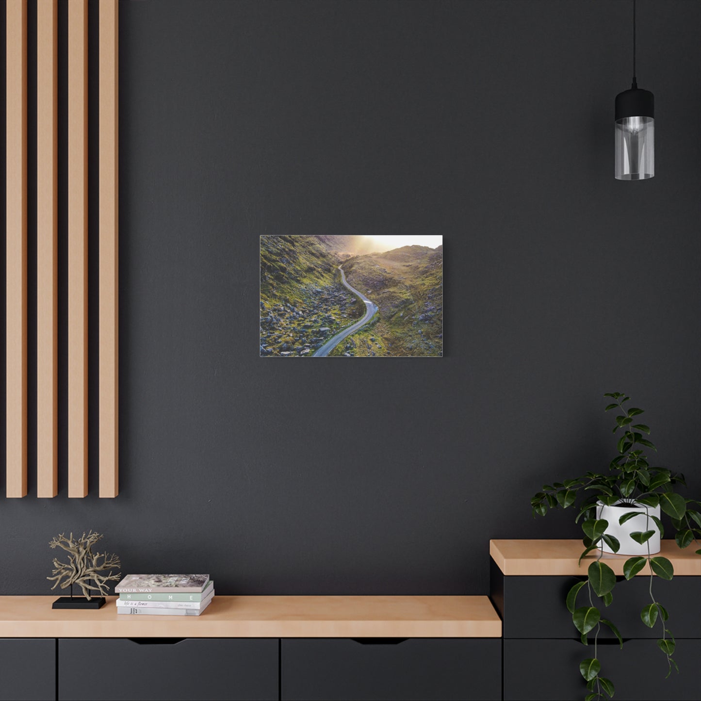 Valley Road Matte Canvas, Stretched, 1.25"