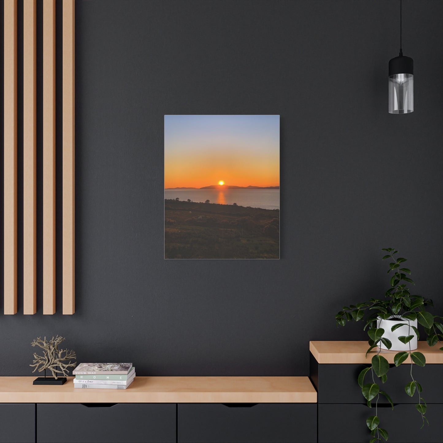Sunset Ring of Kerry Matte Canvas, Stretched, 1.25"