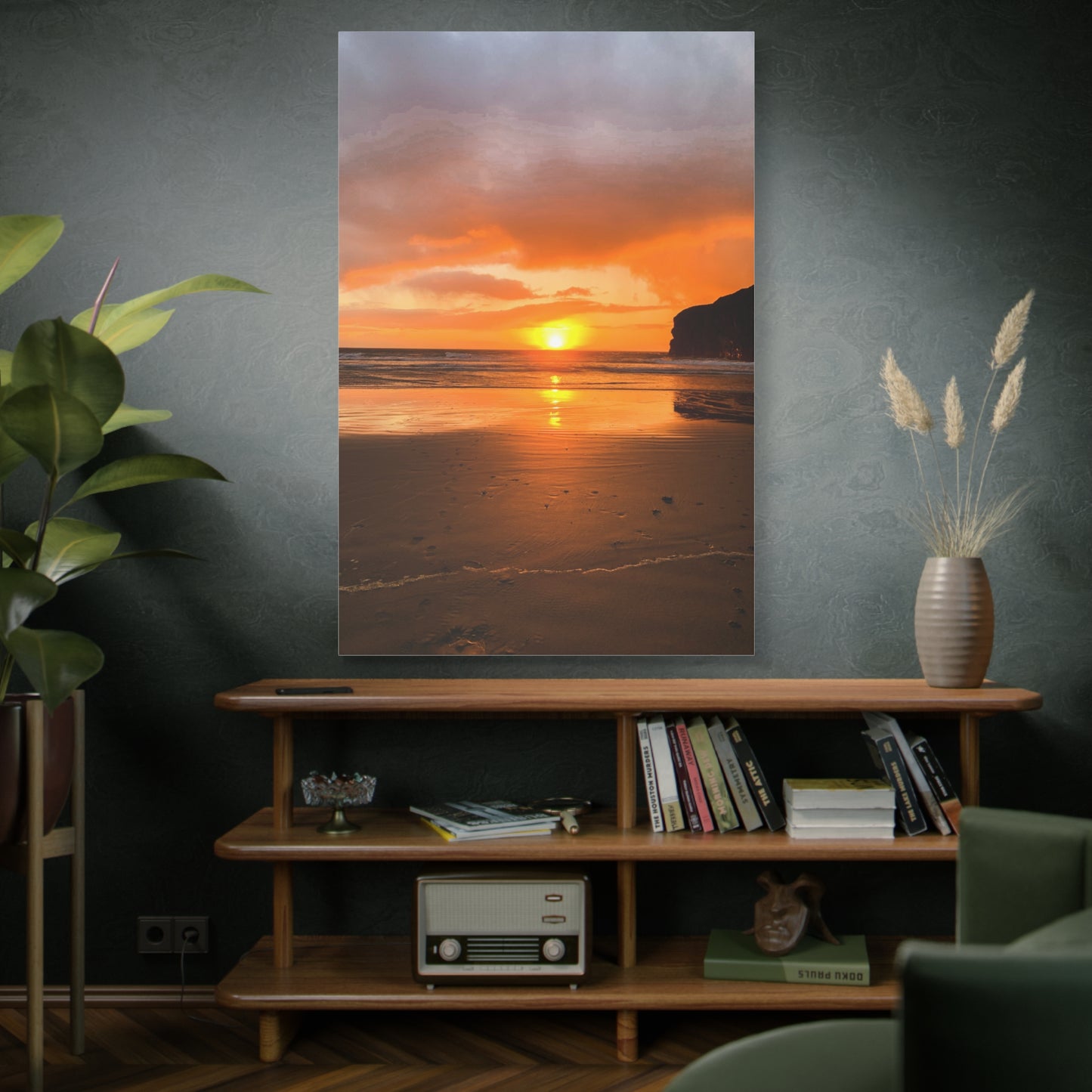 Sunset in Ballybunion Matte Canvas, Stretched, 1.25"