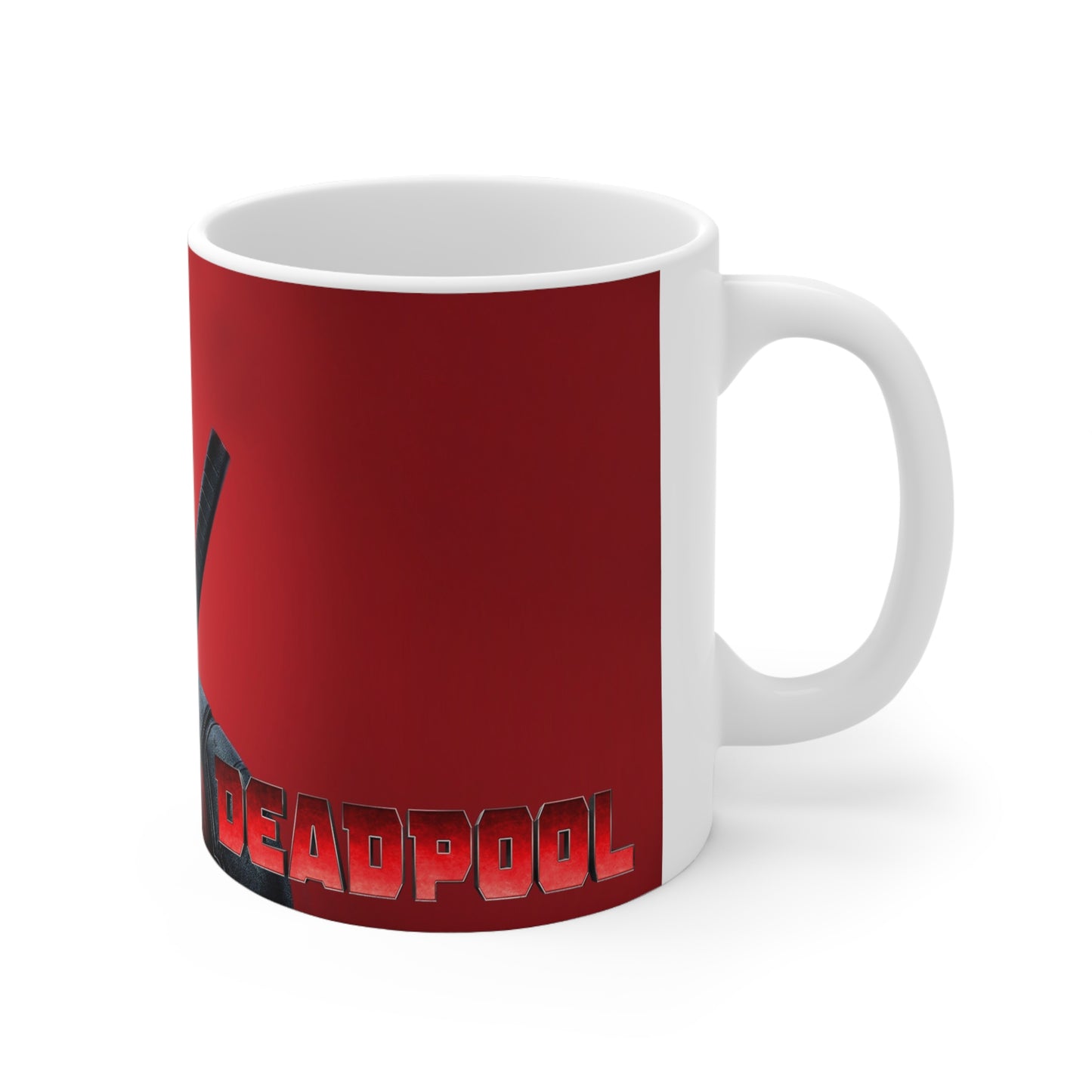 Deadpool Ceramic Coffee Mug - Fun Superhero Design, 11oz & 15oz