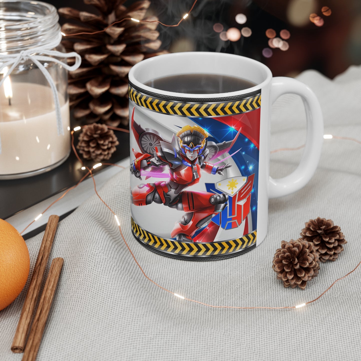 Transformers Ceramic Coffee Cup - 11oz & 15oz, Perfect for Fans and Collectors